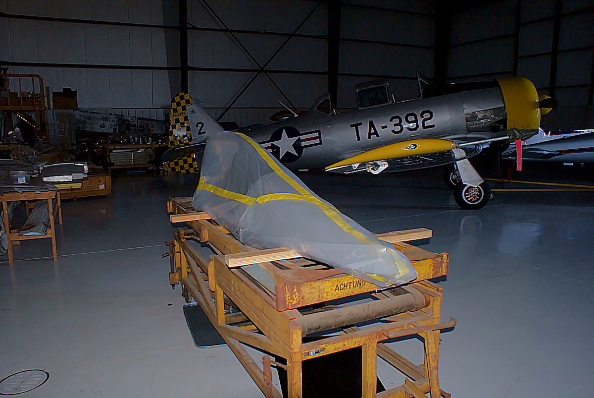 Focke Wulfe Fw-190F-8 verrière arrière gauche Stallion 51 19Jan2012