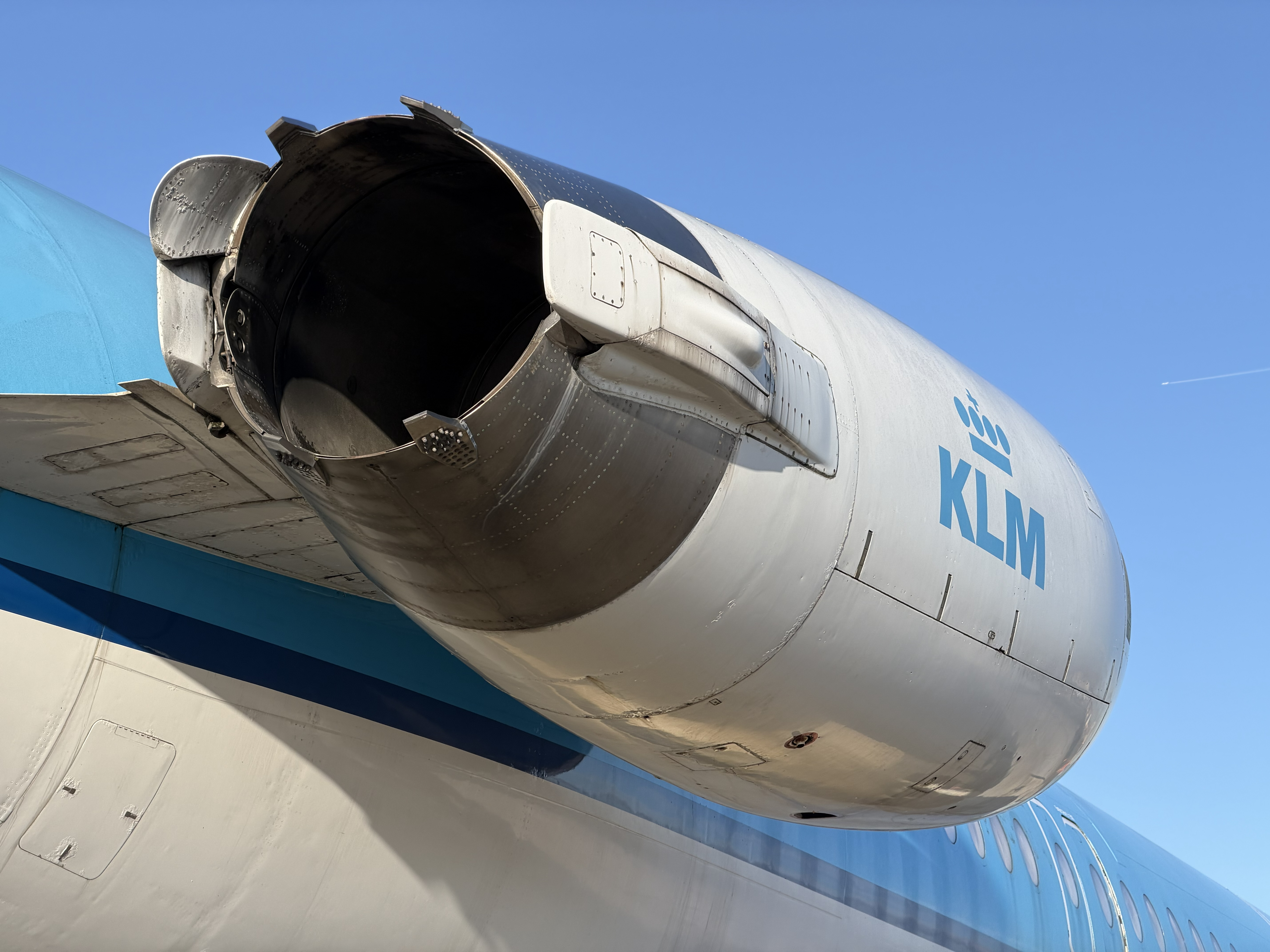 Fokker 100 au décollage à Schiphol