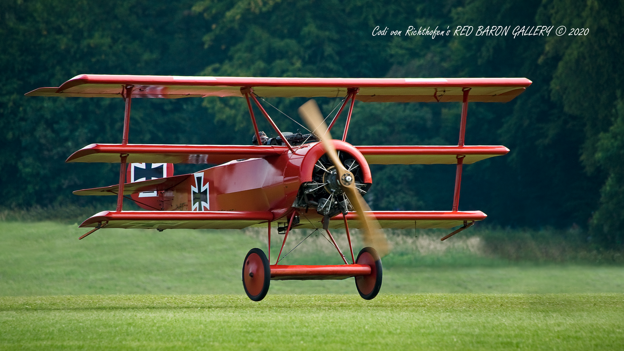 Fokker Dr I 425/17 ricostruito al Deutsches Museum di Monaco (replica)