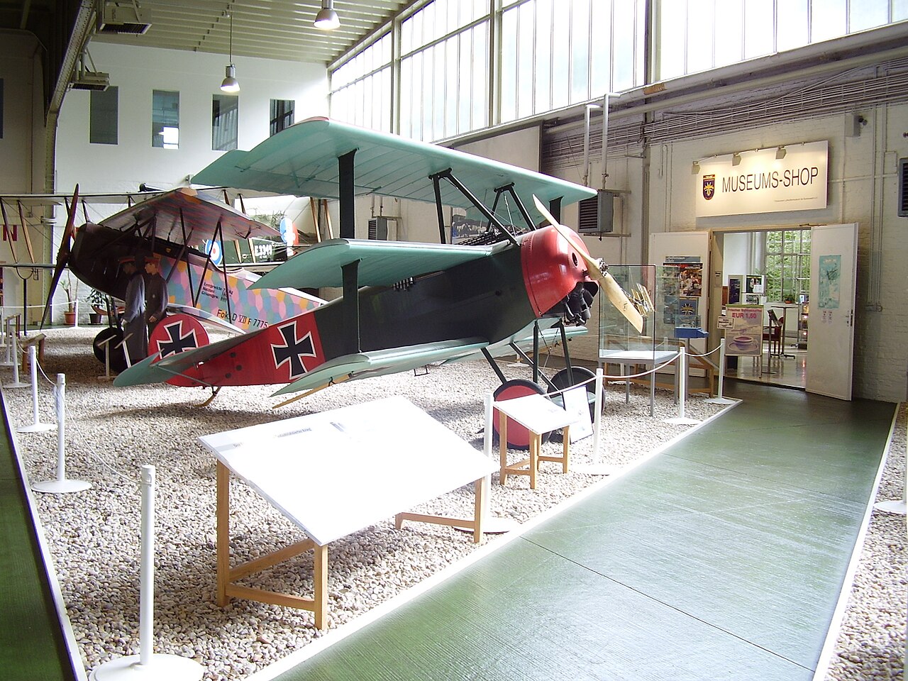 Fokker Dr I on display at the Luftwaffe Museum in Berlin-Gatow (reproduction)