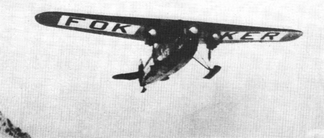 Fokker F VI Ia/3m «Josephine Ford» in volo, 1926 (US Navy)