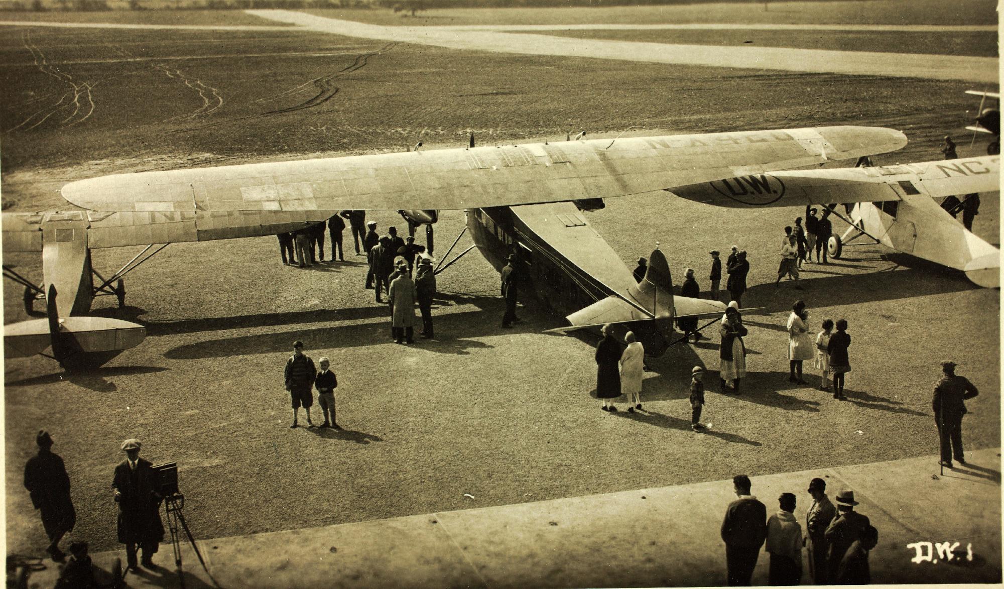 Fokker F VI Ib/3m «Friendship» (NX-4204), vista zenitale