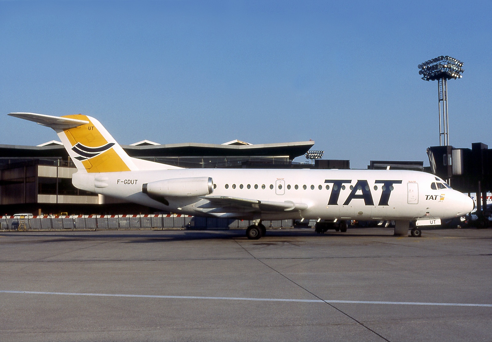 Fokker F28-2000 F GDUT, TAT, Paris Orly