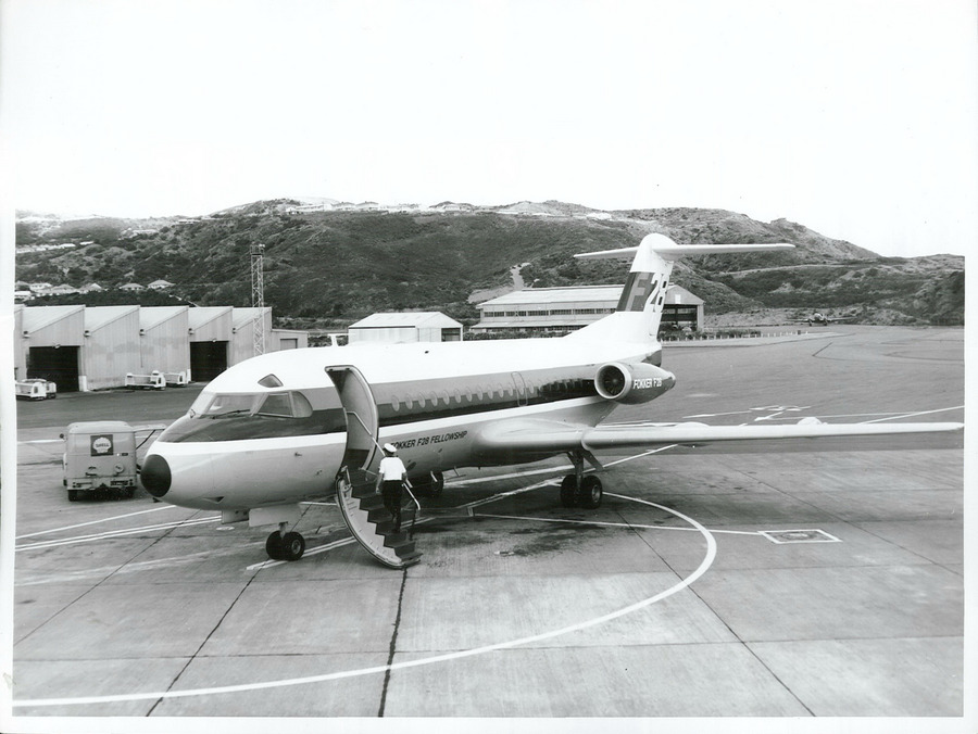 Fokker F28 Fellowship, Wellington International Airport
