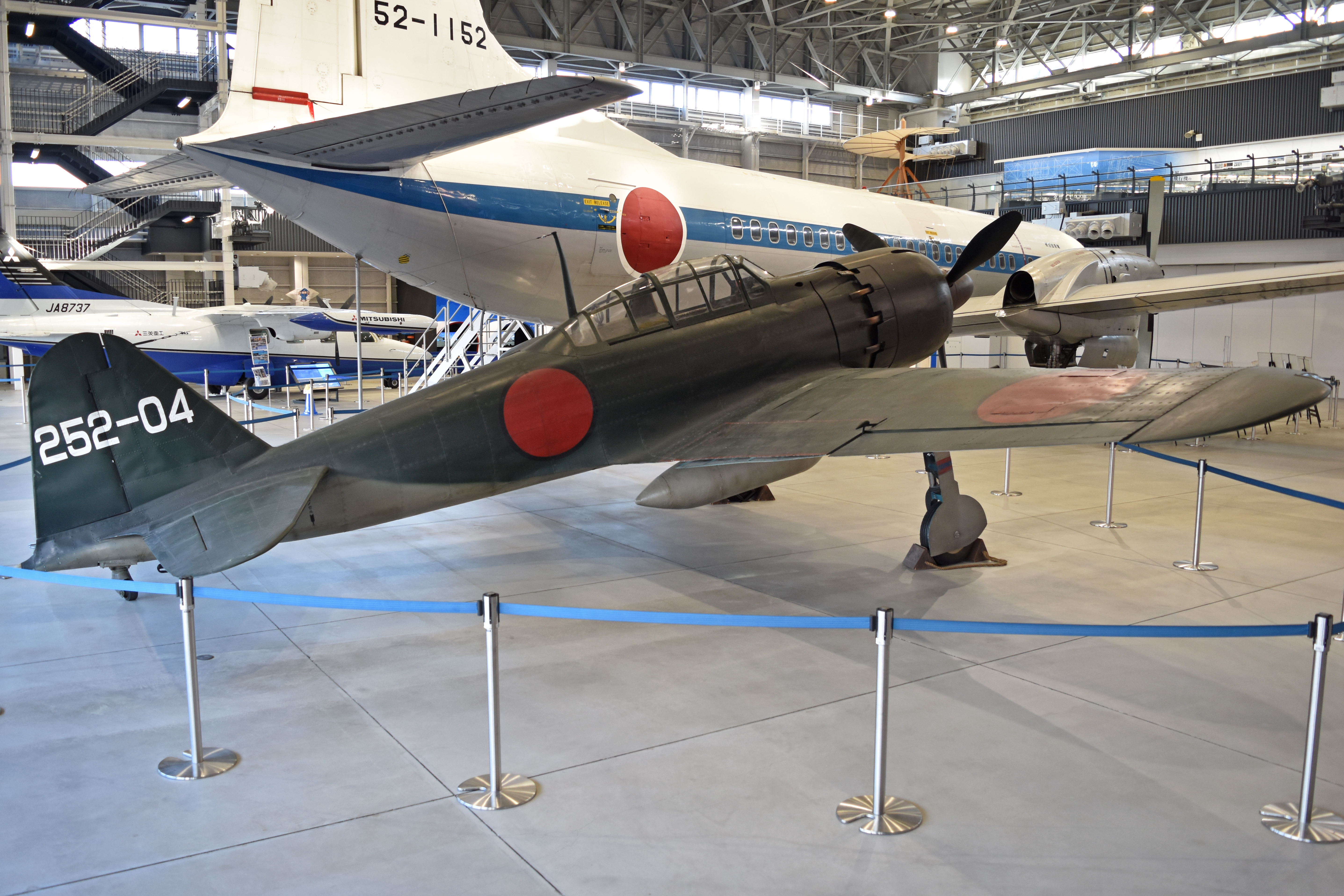 Maqueta a tamaño real del Mitsubishi A6M Rei-sen '252-04'
