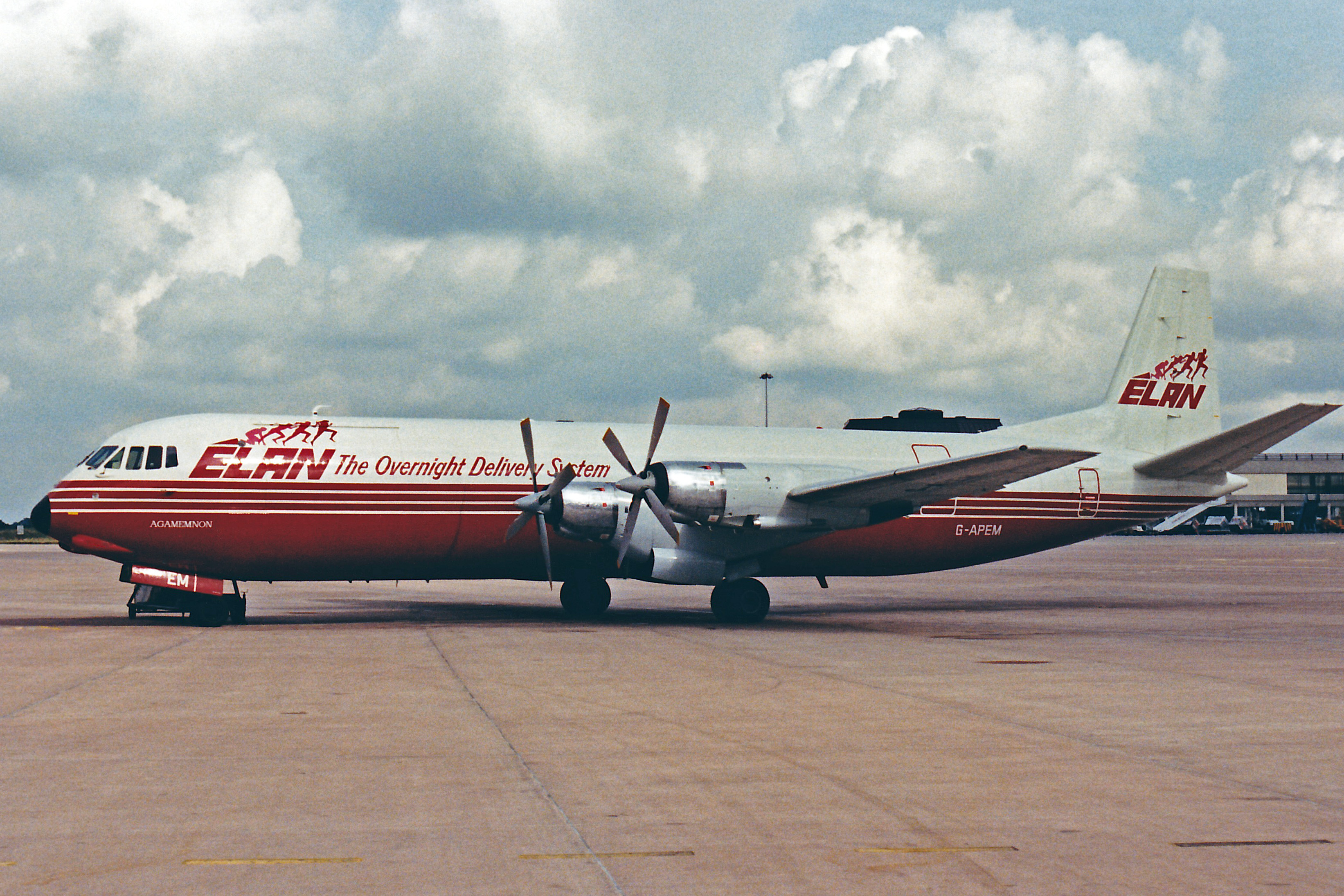 G APEM 1 Vickers V 953(F) Vanguard(Merchantman), ELAN Cargo MAN SEP87