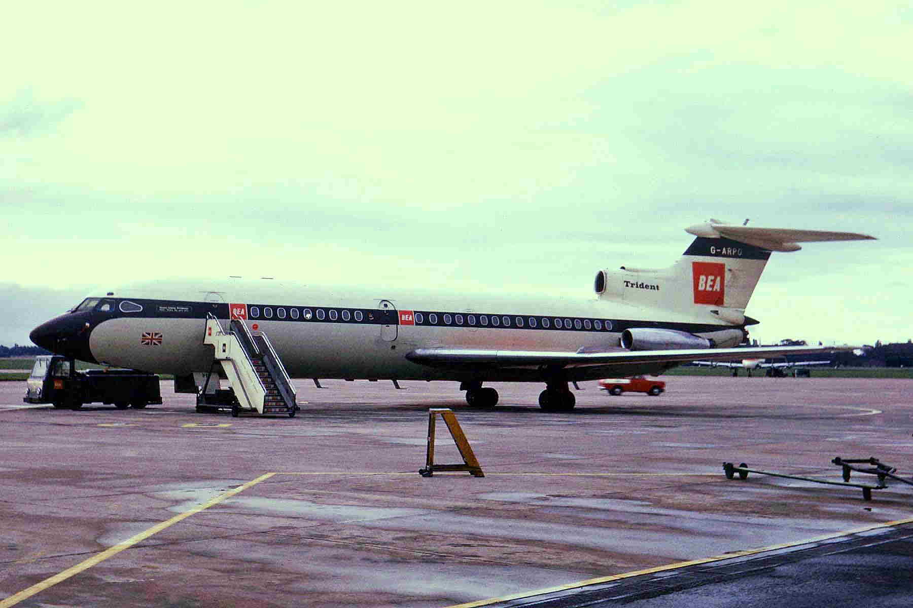 G ARPO HS121 Trident 1C BEA MAN 14AUG66