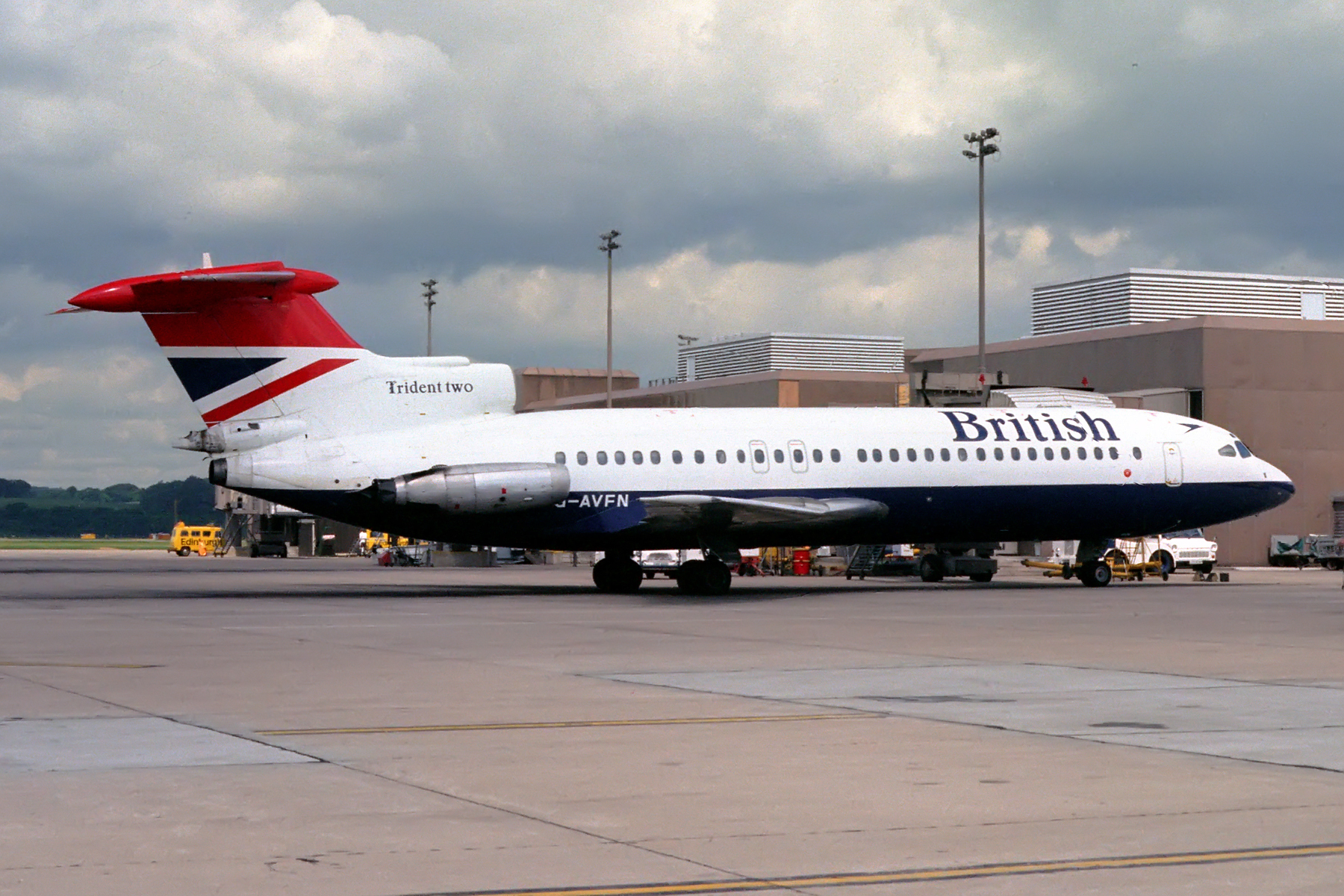G AVFN Hawker Siddeley HS-121 Trident 2E British Airways