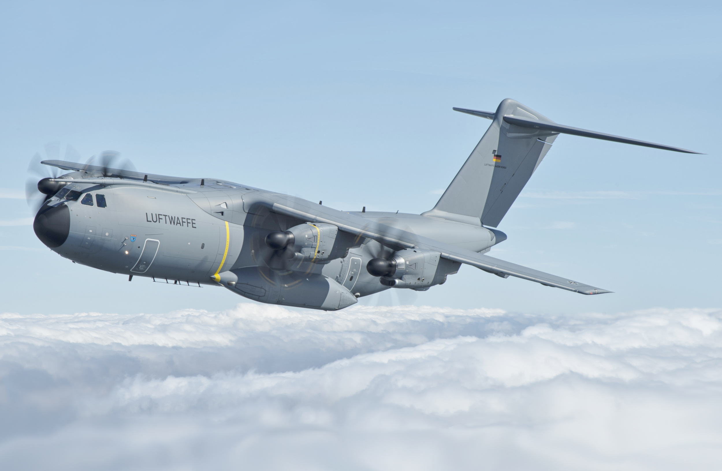 Airbus A400M de la Luftwaffe (image recadrée)