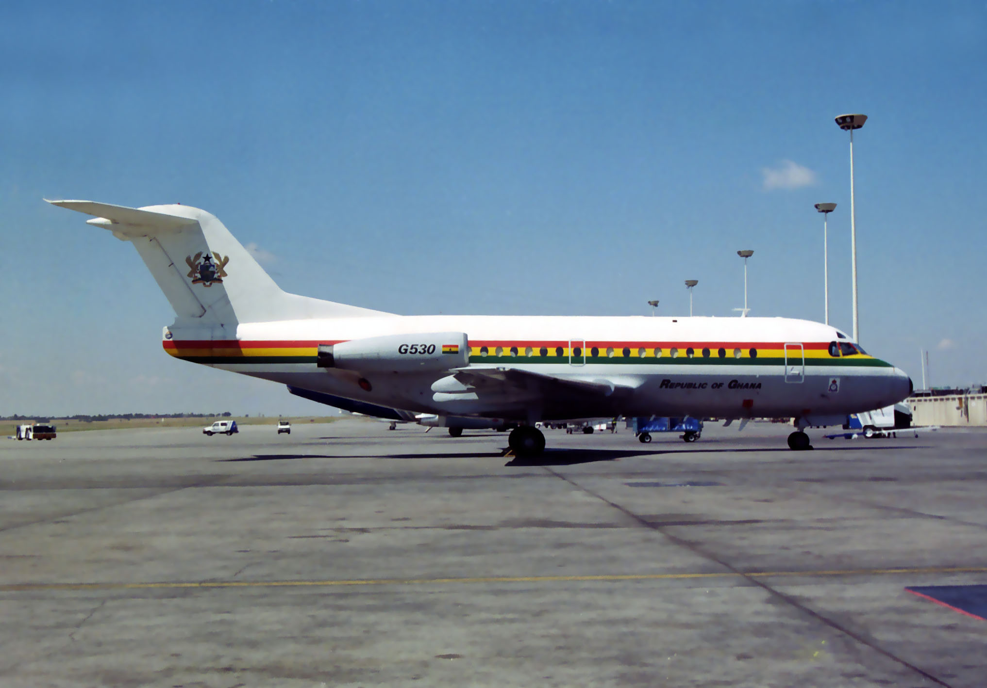 Ghana Airways Fokker F28-3000 G-530