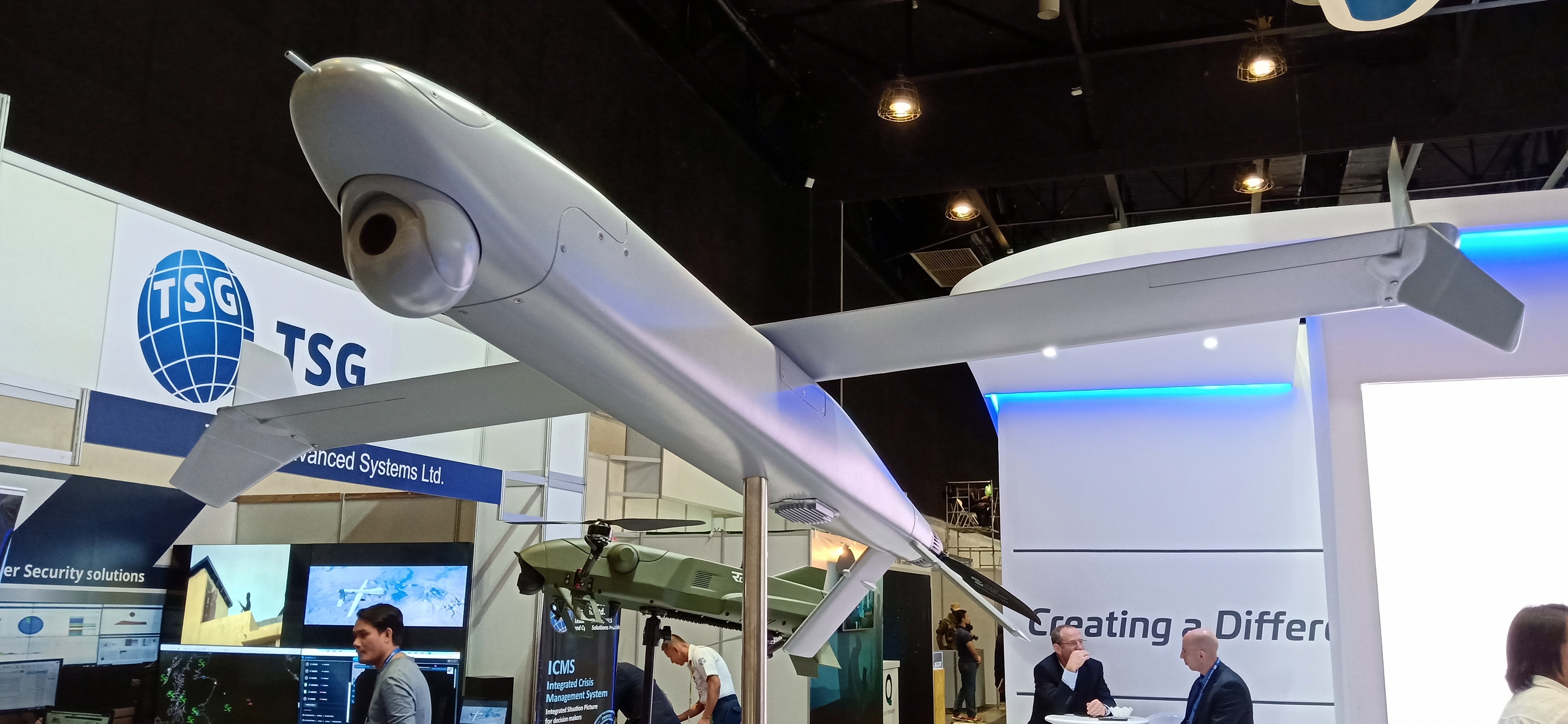 Green Dragon Loitering Munition at ADAS 2018