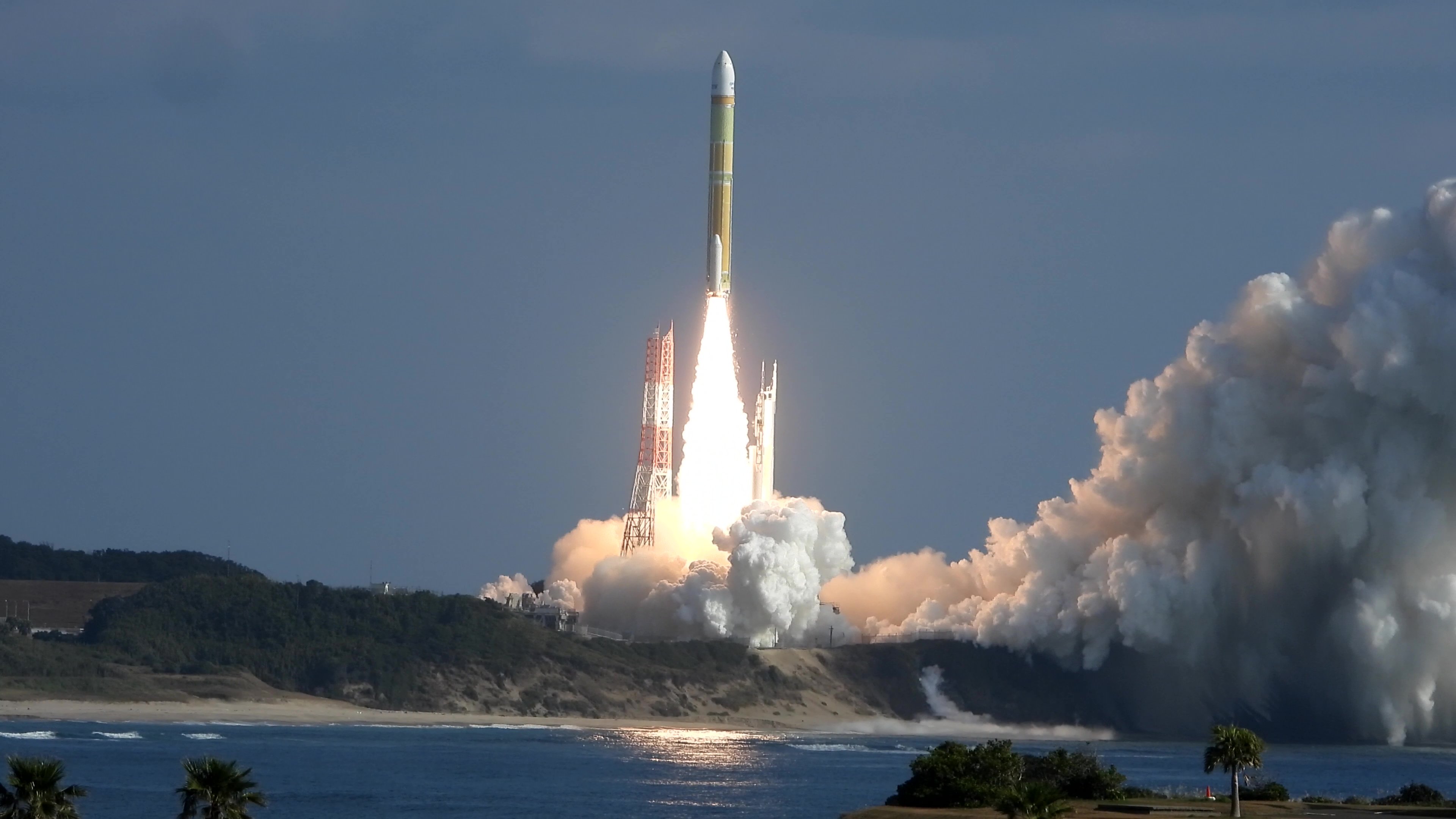 H3 test flight 2 lifting off from Tanegashima, 17 February 2024