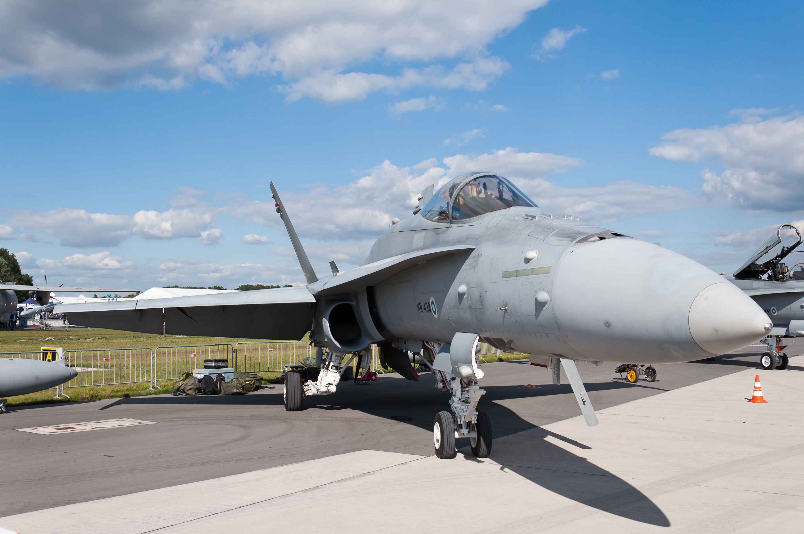 HN-438 F A-18C Hornet Finnish Air Force ILA 2012