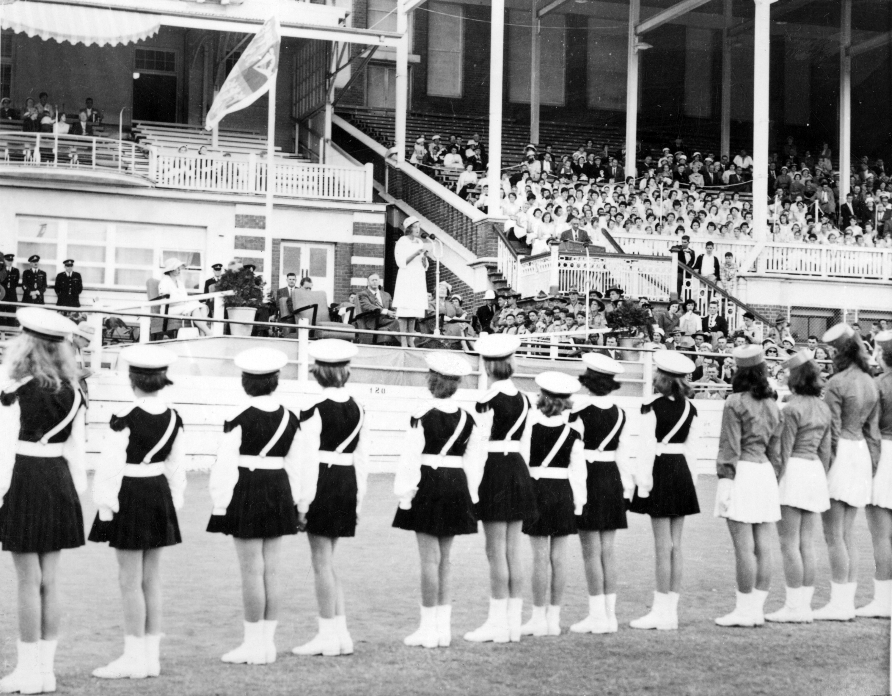 S.A.R. la principessa Alexandra a un raduno giovanile, Exhibition Grounds, Brisbane, 6 settembre 1959