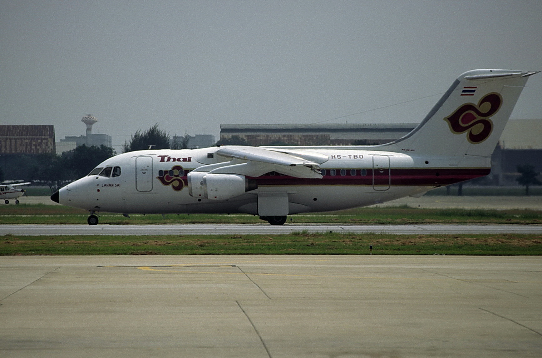 HS-TBO, British Aerospace 146-100 (E1104) de Thai Airways, Bangkok, 14-10-1990, 5955