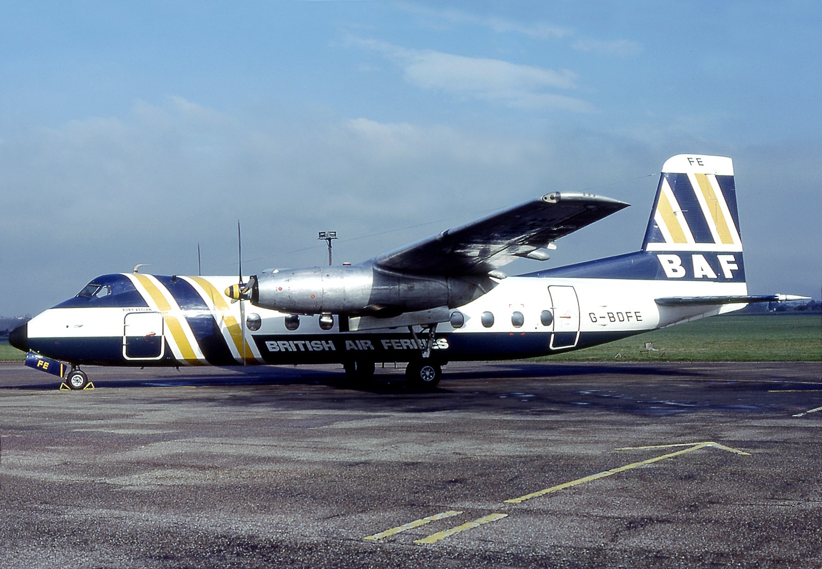 Handley Page HPR-7 Herald 206 "Rory Keegan", British Air Ferries, 1982