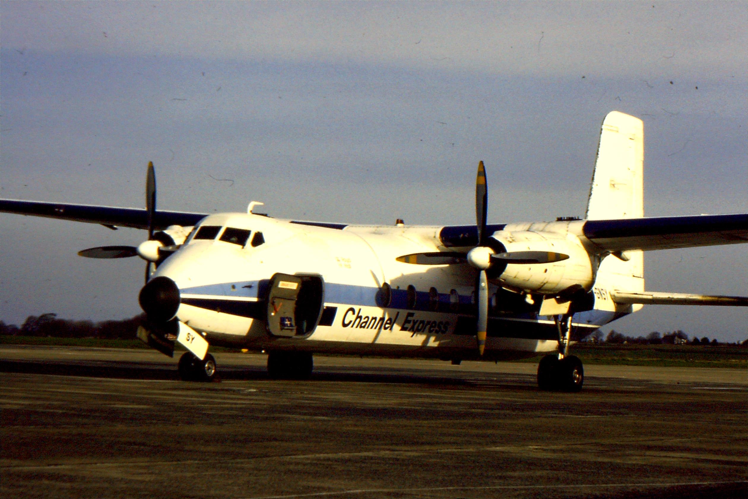 Handley Page Herald, Channel Express G GNSY, Guernsey