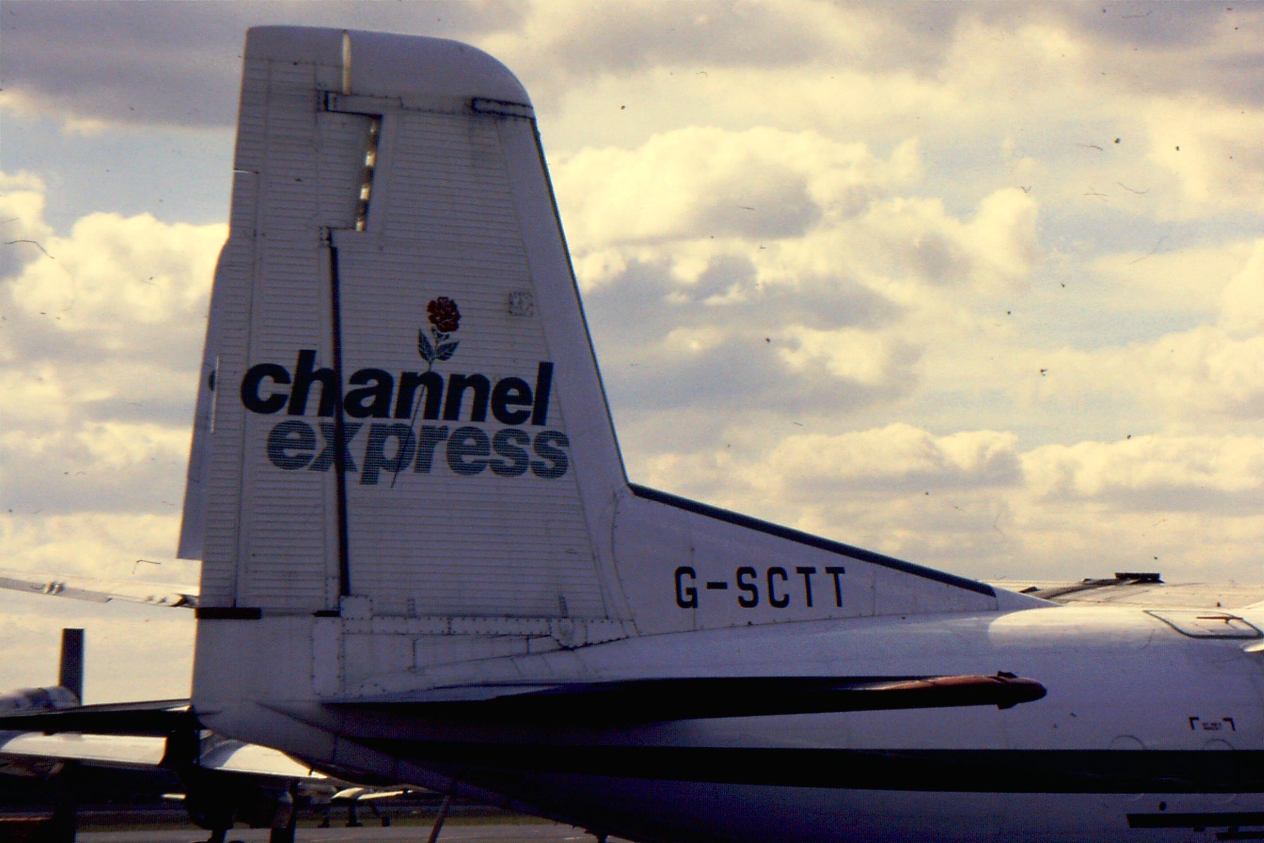Handley Page Herald, Channel Express G SCTT, Manchester