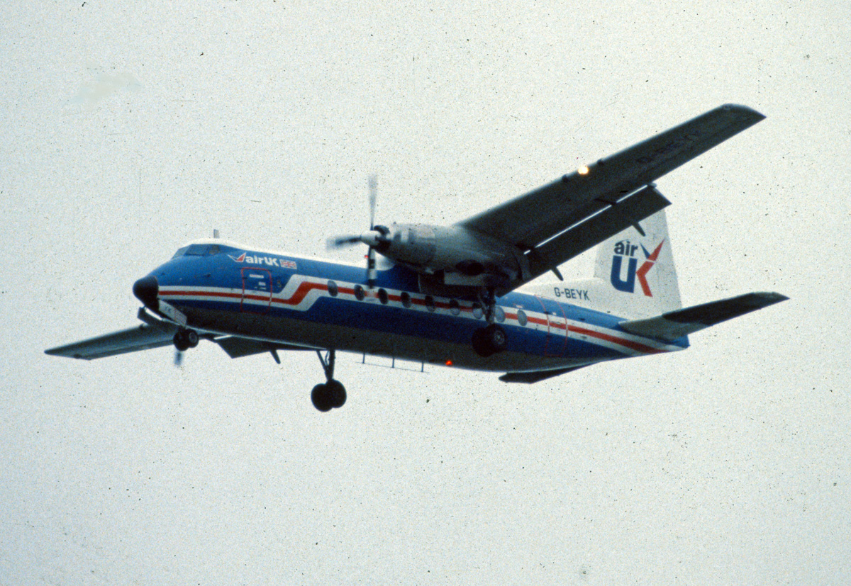 Handley Page Herald 401 G-BEYK (ex RMAF FM1027)