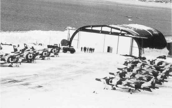 Harriers at Tromsø Airport