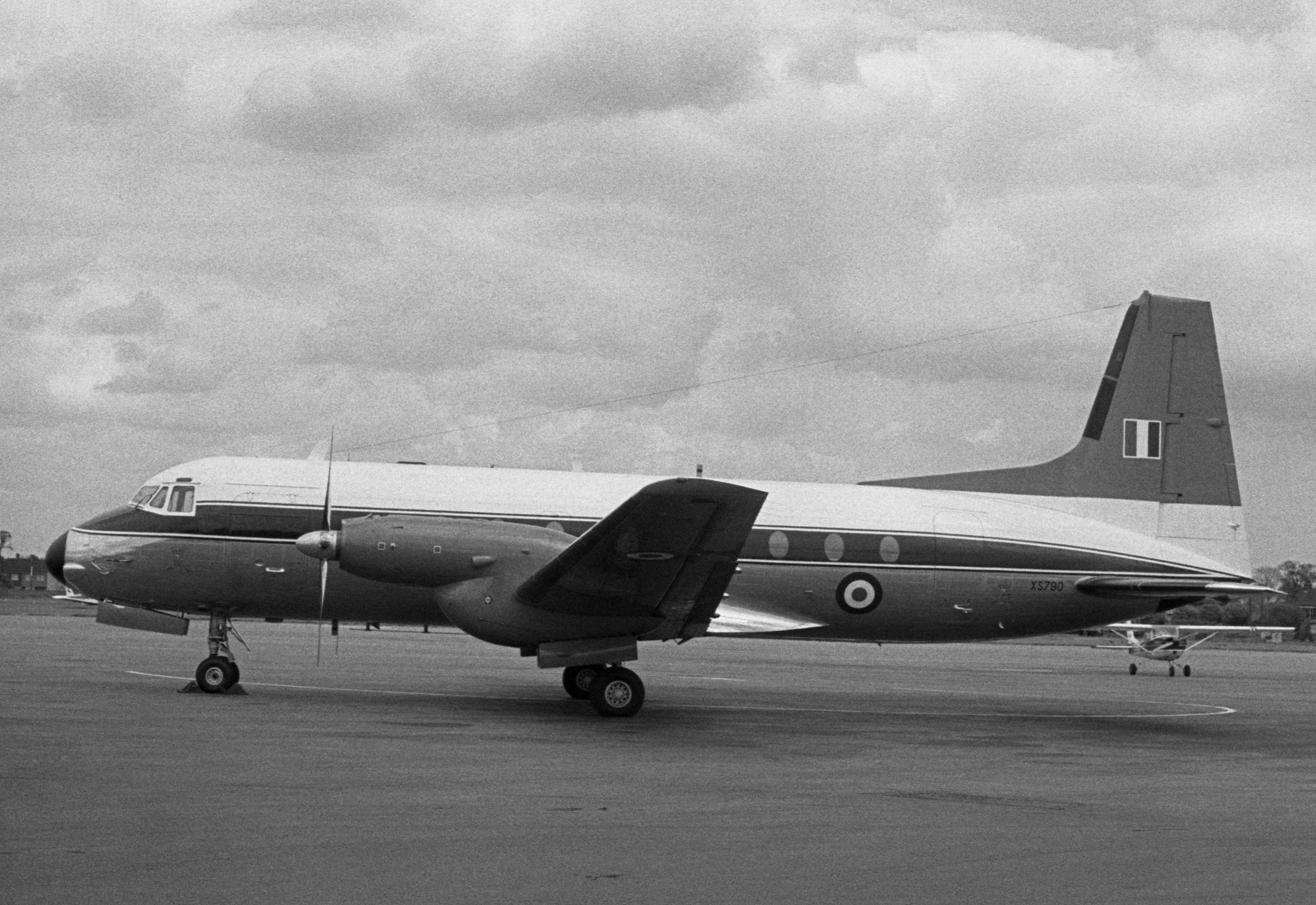 Hawker Siddeley 748 srs 206 (Andover CC.2) XS790, RAF Queen's Flight, Southend, 1969