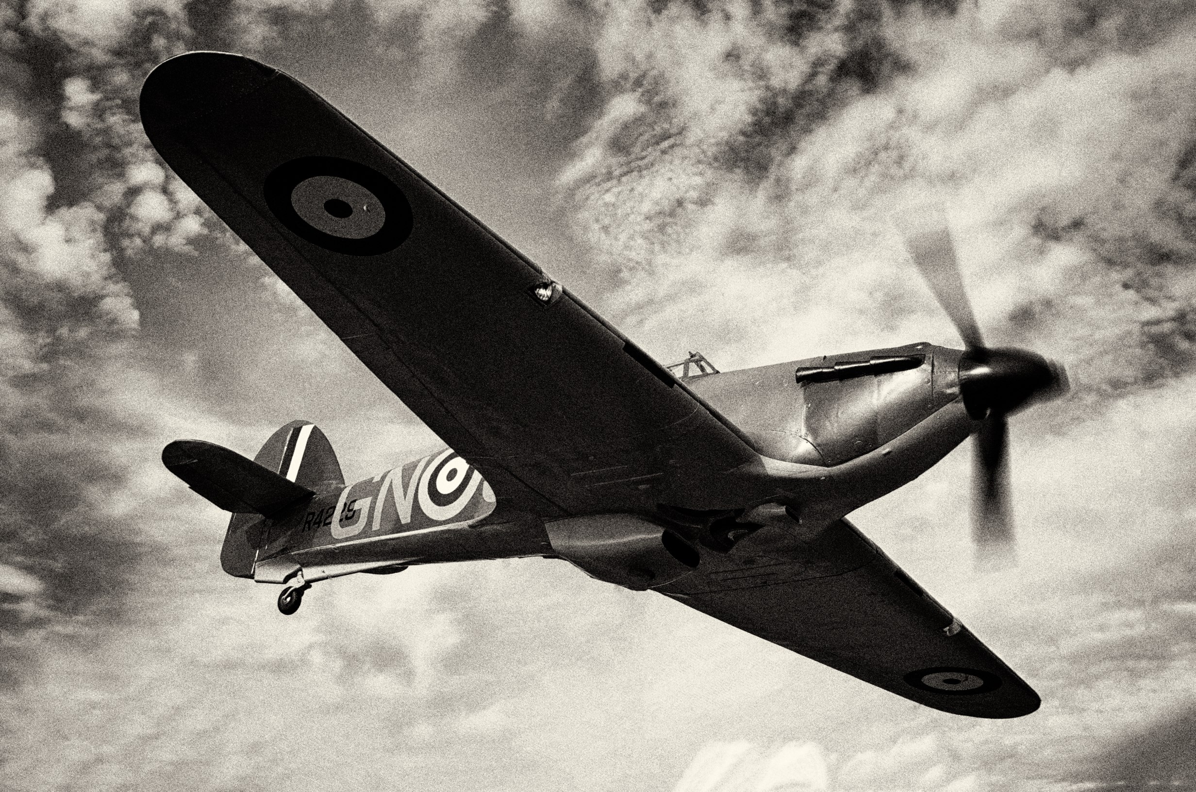Hawker Hurricane en vuelo sobre Windsor (Reino Unido), 2012