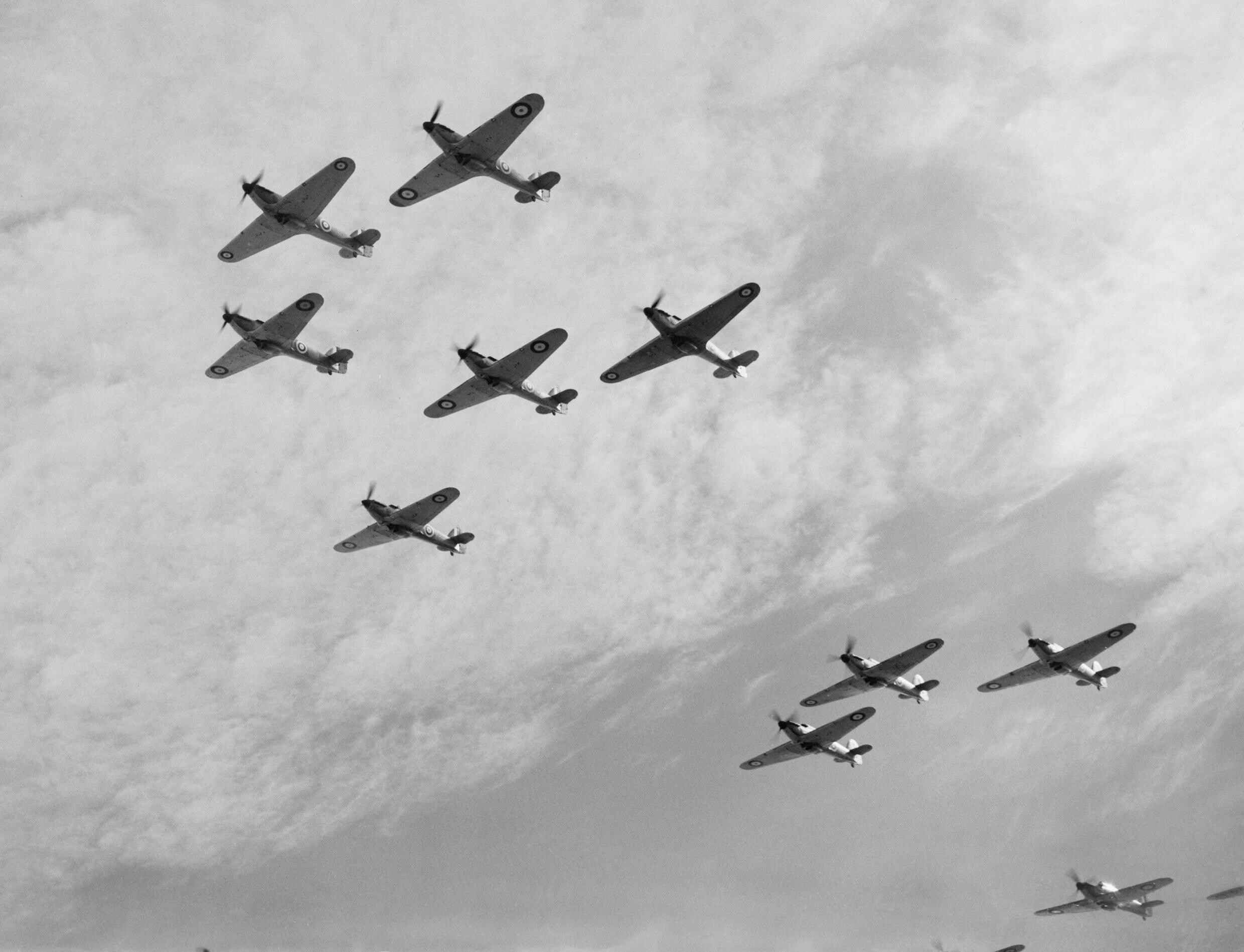 Hawker Hurricane dello Squadron n. 85 della RAF, ottobre 1940. CH1500