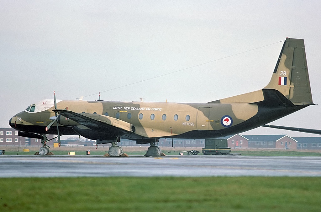 Hawker Siddeley HS-780 Andover C.1 (ex XS638), antes de la entrega a la RNZAF