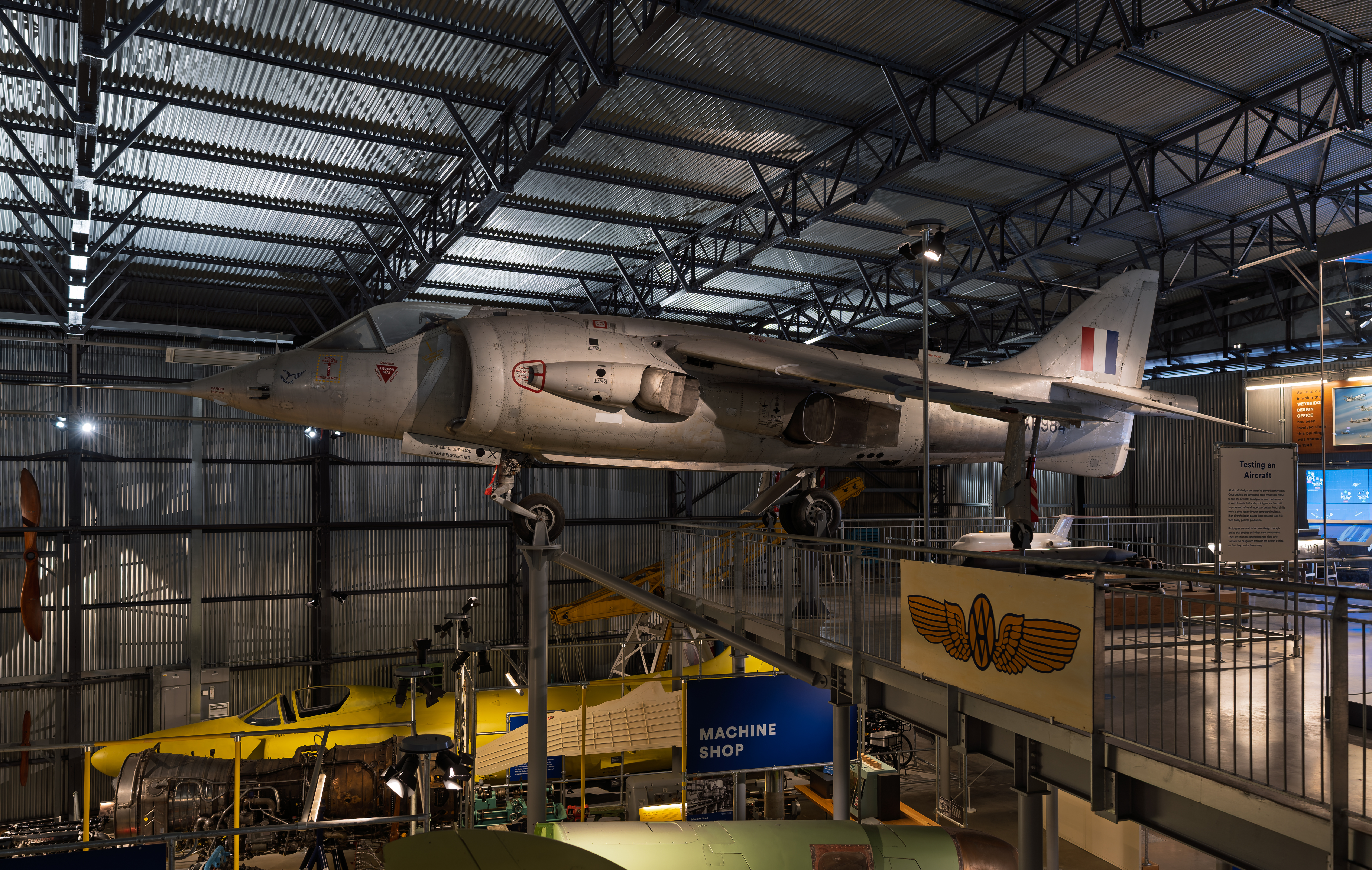 Hawker Siddeley P.1127 (XP984), Aircraft Factory, Brooklands Museum, Surrey, UK julesvernex2