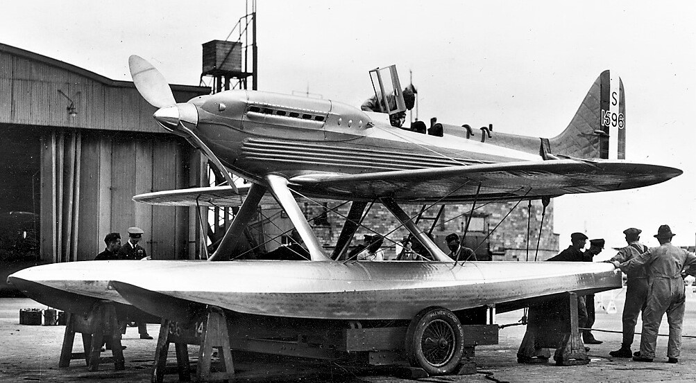 Supermarine S.6B racing seaplane (c. 1931)