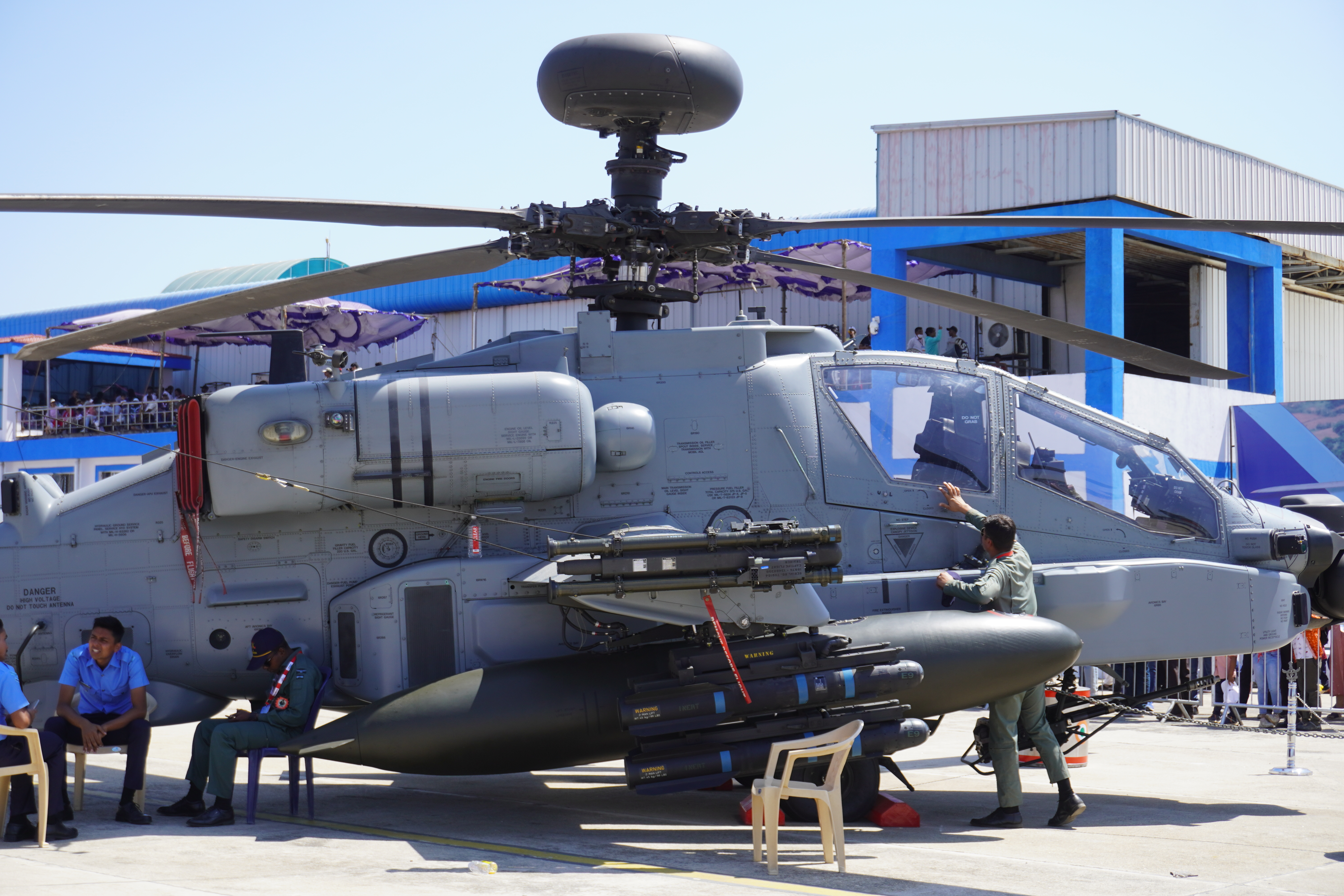 IAF AH-64E Apache with Hellfire missiles