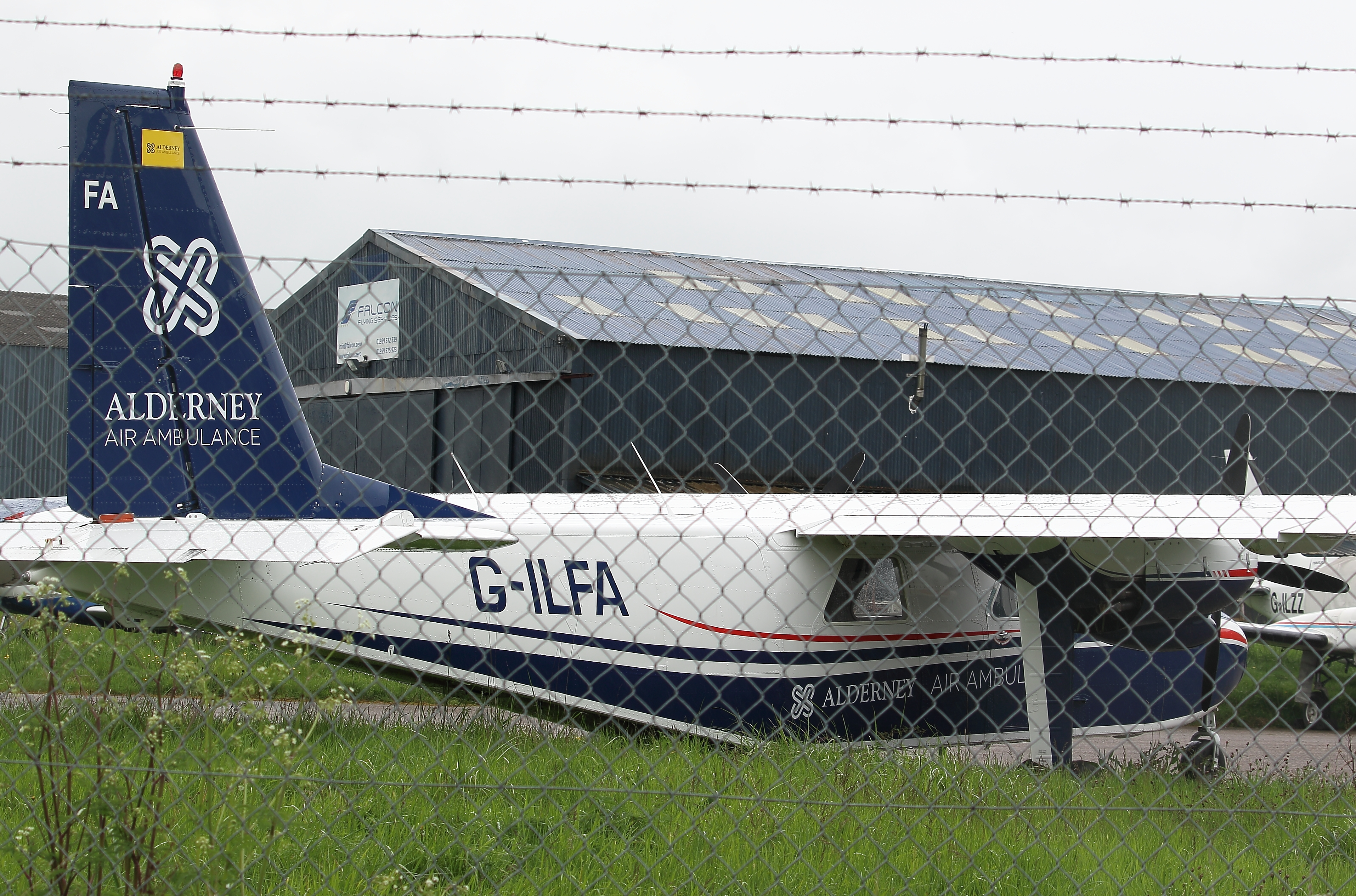 ISLANDER AIRCRAFT ALDERNEY AIR AMBULANCE BRITTEN NORMAN BN-2B ISLANDER G ILFA