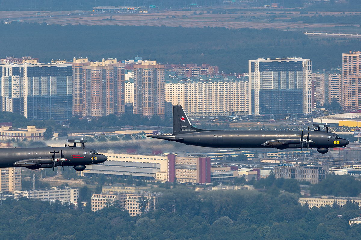 Ilyushin Il-38N nel Giorno della Marina 2021, San Pietroburgo