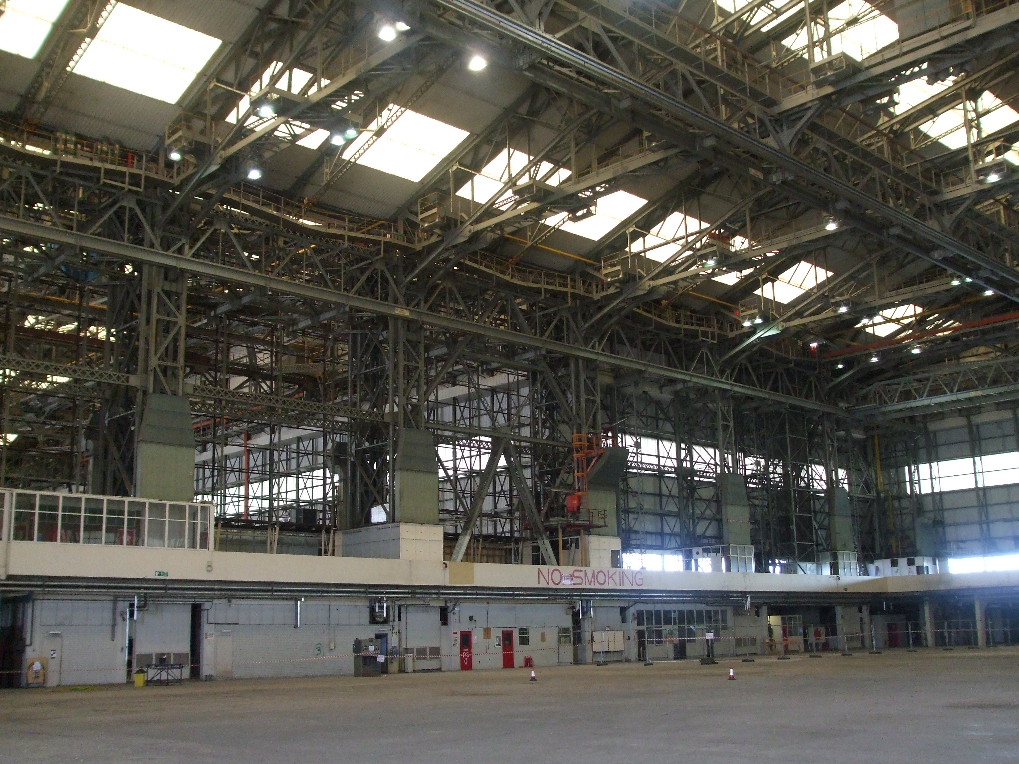 Inside the Brabazon Hangar