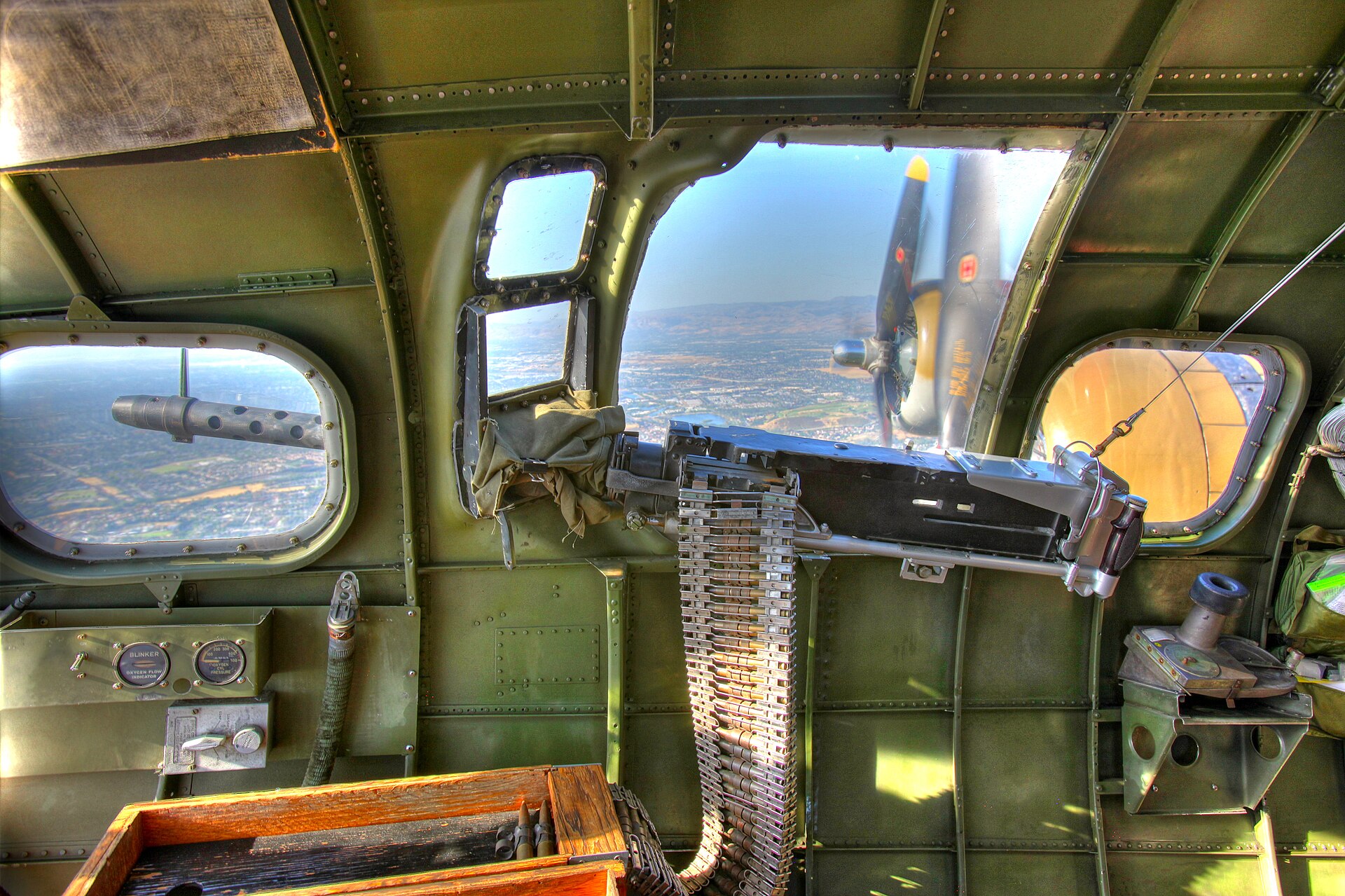 Interior de um B-17