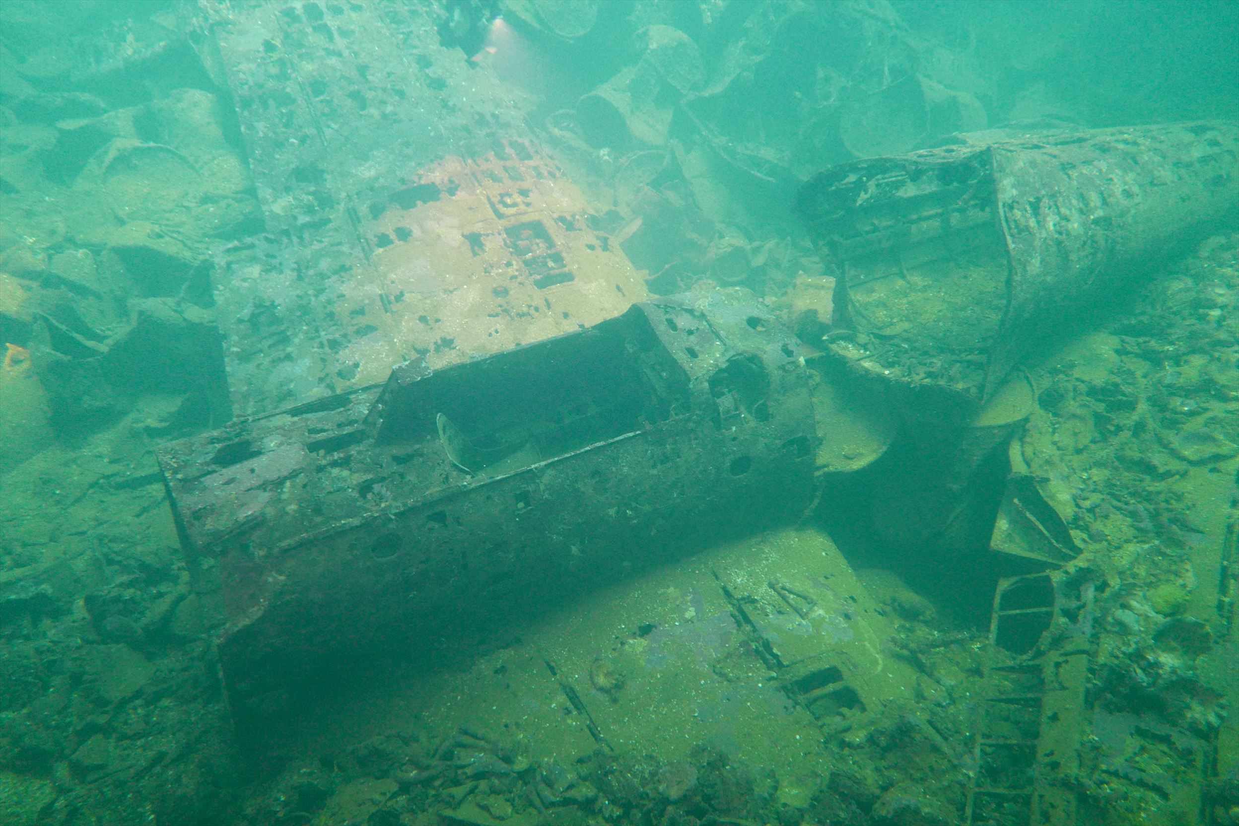 Aereo giapponese ZERO sul Fujikawa maru