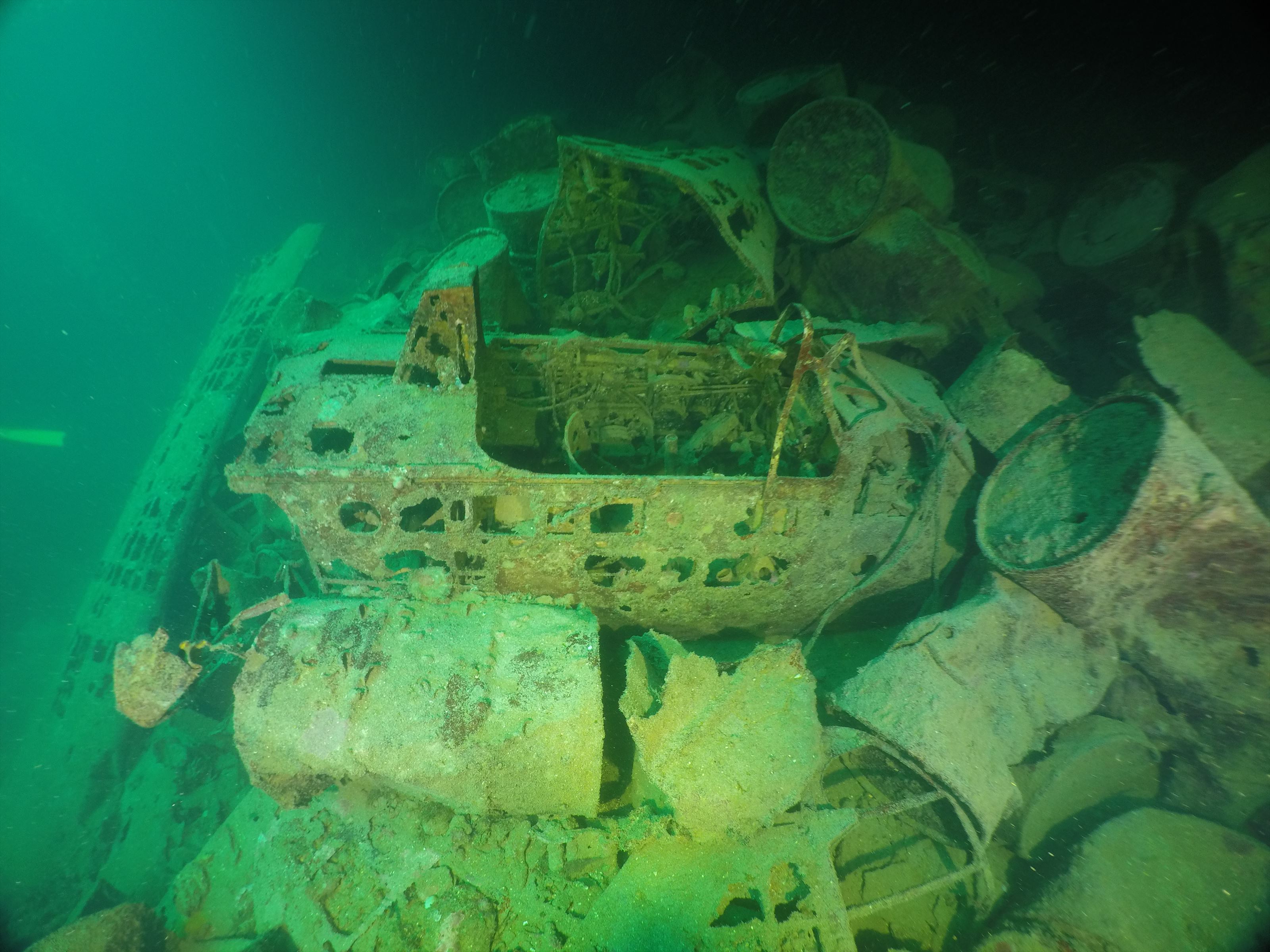 Aereo giapponese ZERO sul Fujikawa maru 2