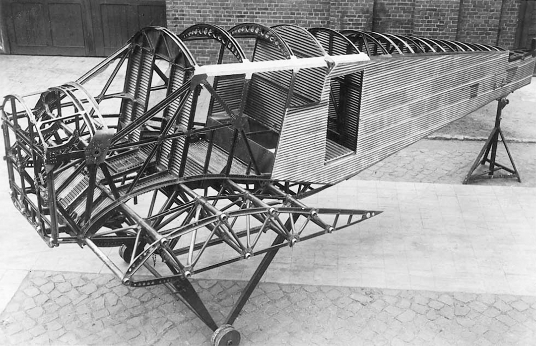 Junkers F 13, dettaglio della fusoliera
