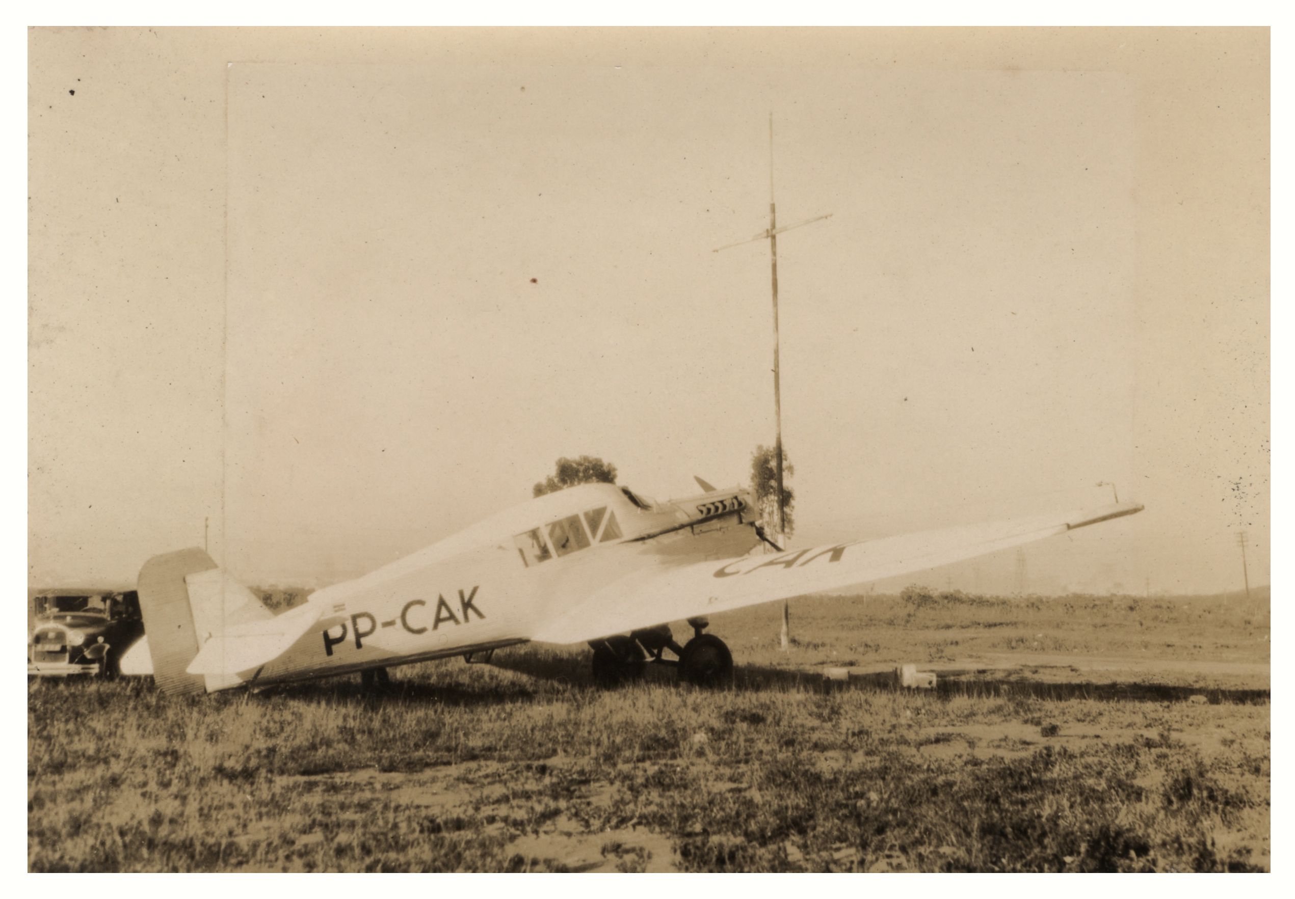 Junkers F 13 "Condor" in Sao Paulo, ready to fly to Corumbá, Brazil