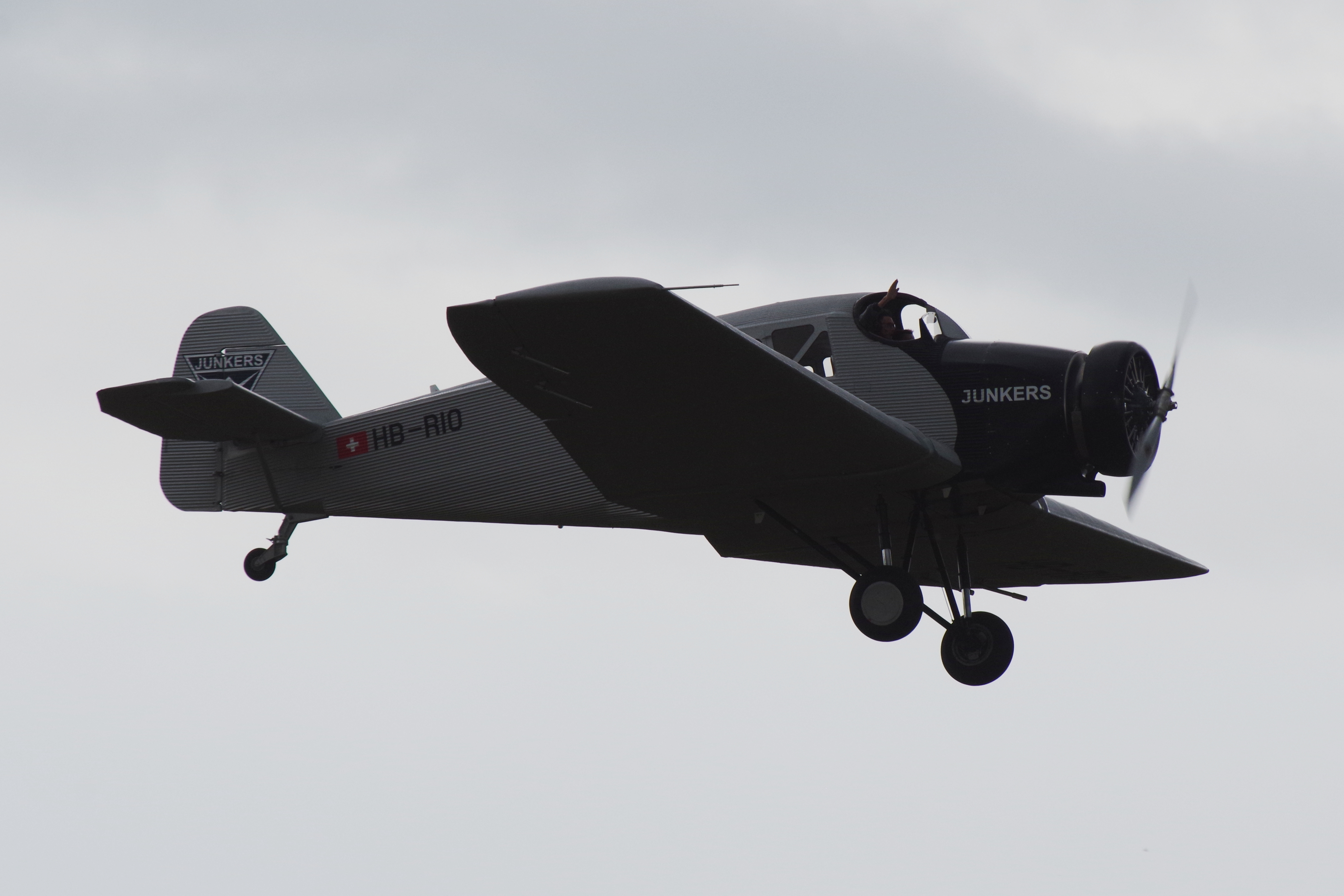 Replica di un Junkers F 13 (c/n 13-003, HB-RIO) a Dessau Flugplatz, 2025