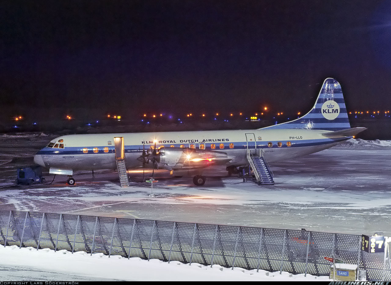KLM - Royal Dutch Airlines Lockheed L-188C Electra PH LLG