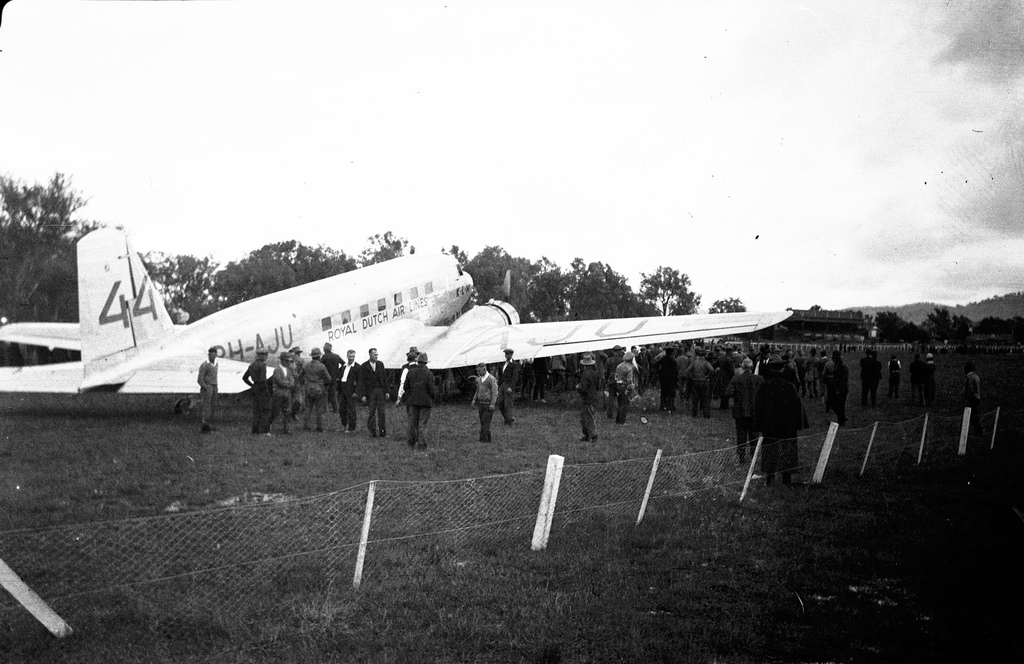 KLM Douglas DC-2 (PH AJU) at Albury, New South Wales