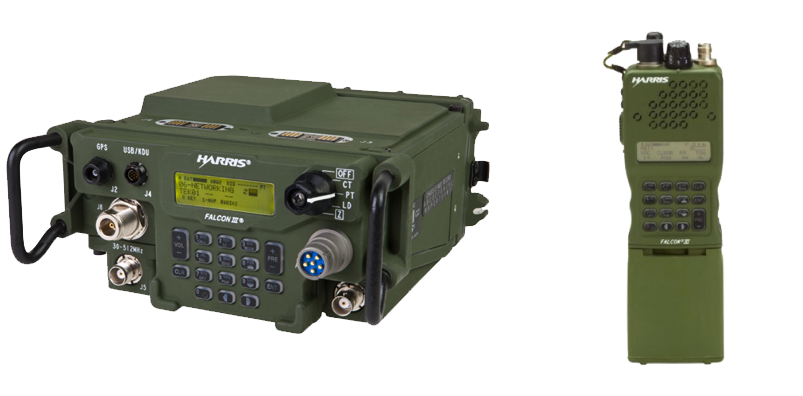 L3 Harris AN PRC-152 and AN PRC-117 tactical radios in Italian Army