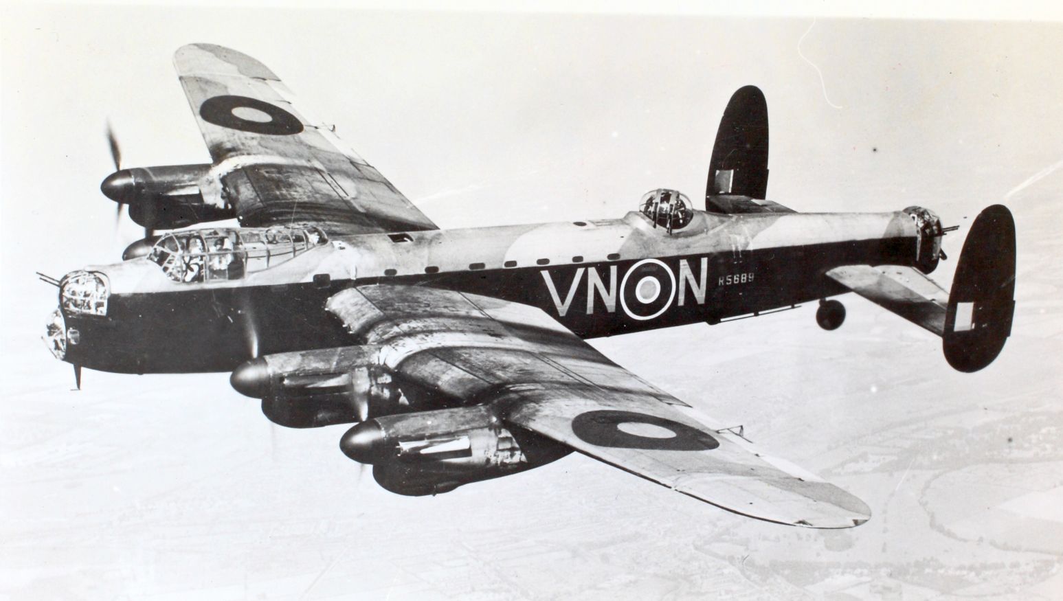 Lancaster Mk I with Rolls Royce Merlin engines, Charles Daniels collection