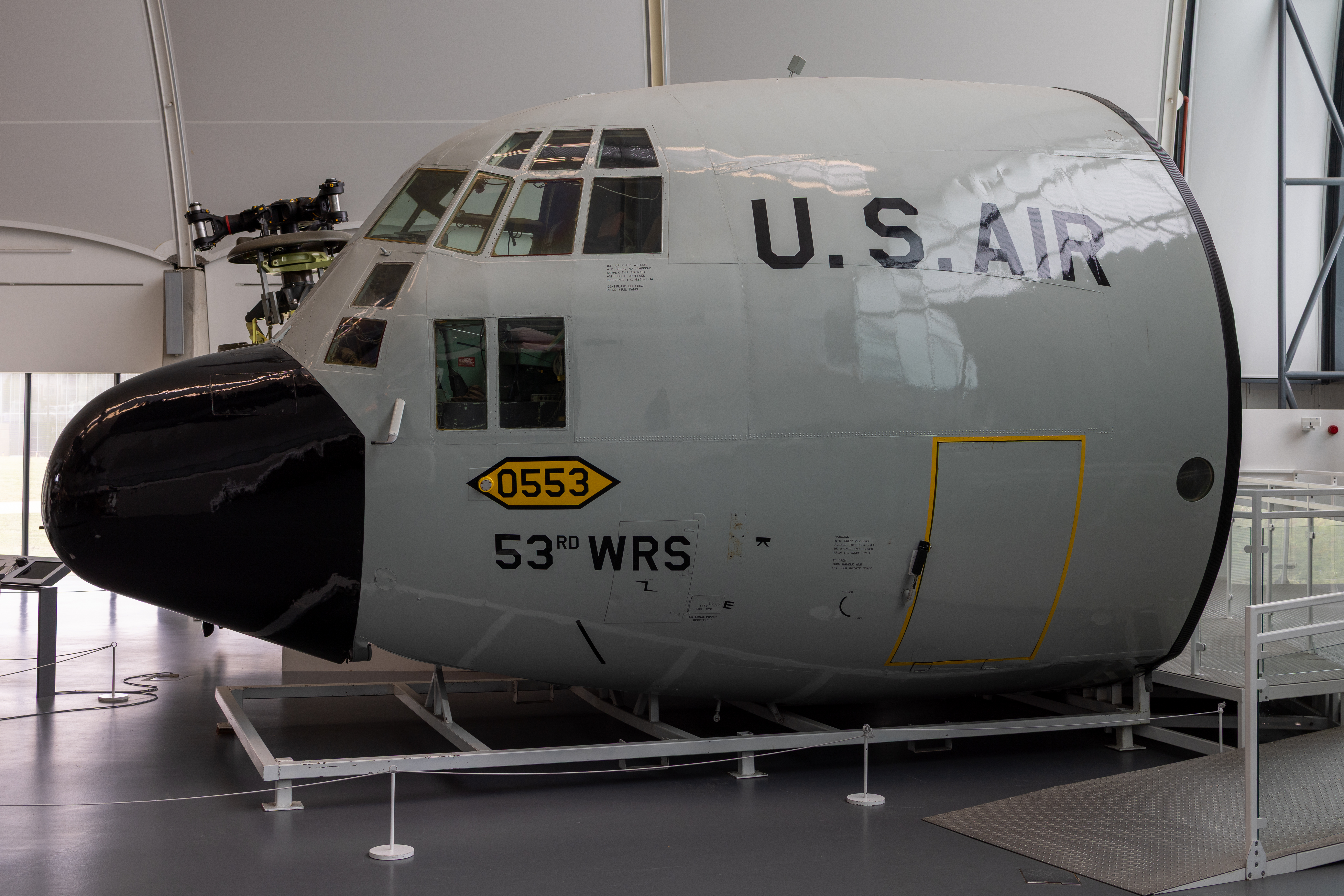 Lockheed C-130 Hercules front section, RAF Museum London