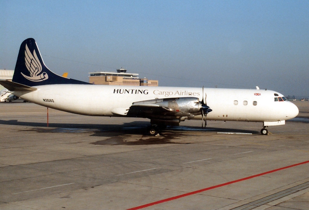 Lockheed L-188A(F) Electra, Hunting Cargo Airlines AN