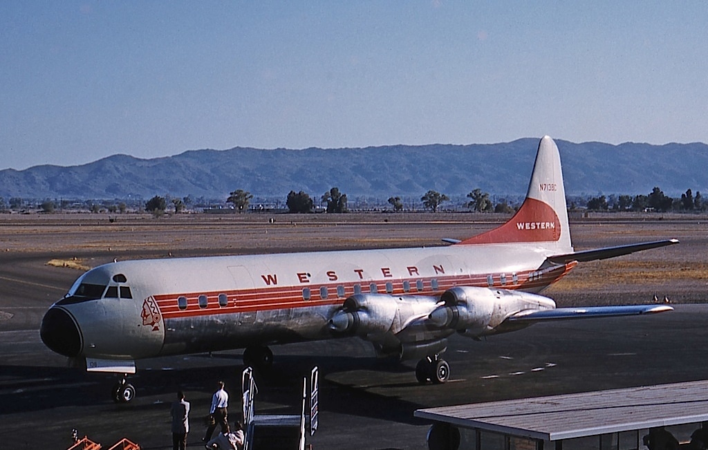 Lockheed L-188A Electra, Western Airlines JP