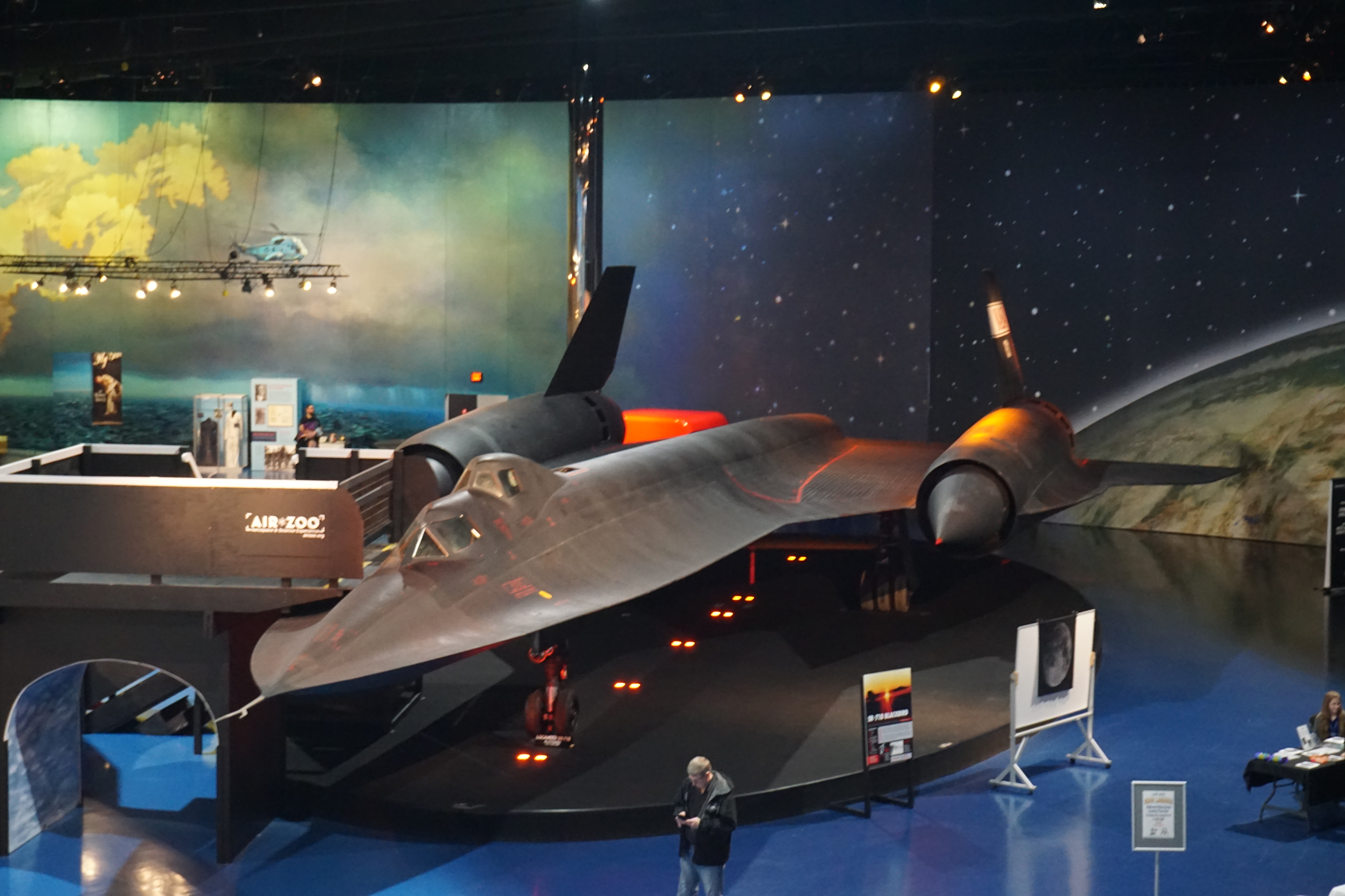 Lockheed SR-71B Blackbird all'Air Zoo, Portage, Michigan (030)
