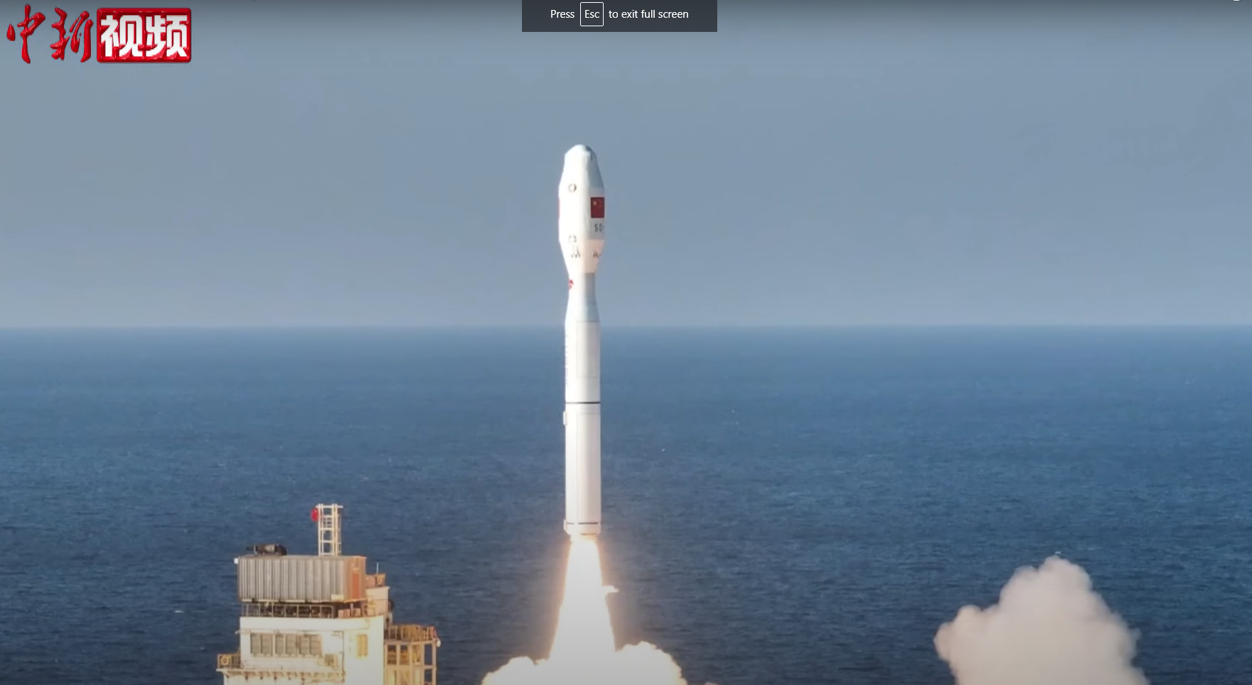 Maiden flight of the Jielong-3 (Smart Dragon 3) launch vehicle