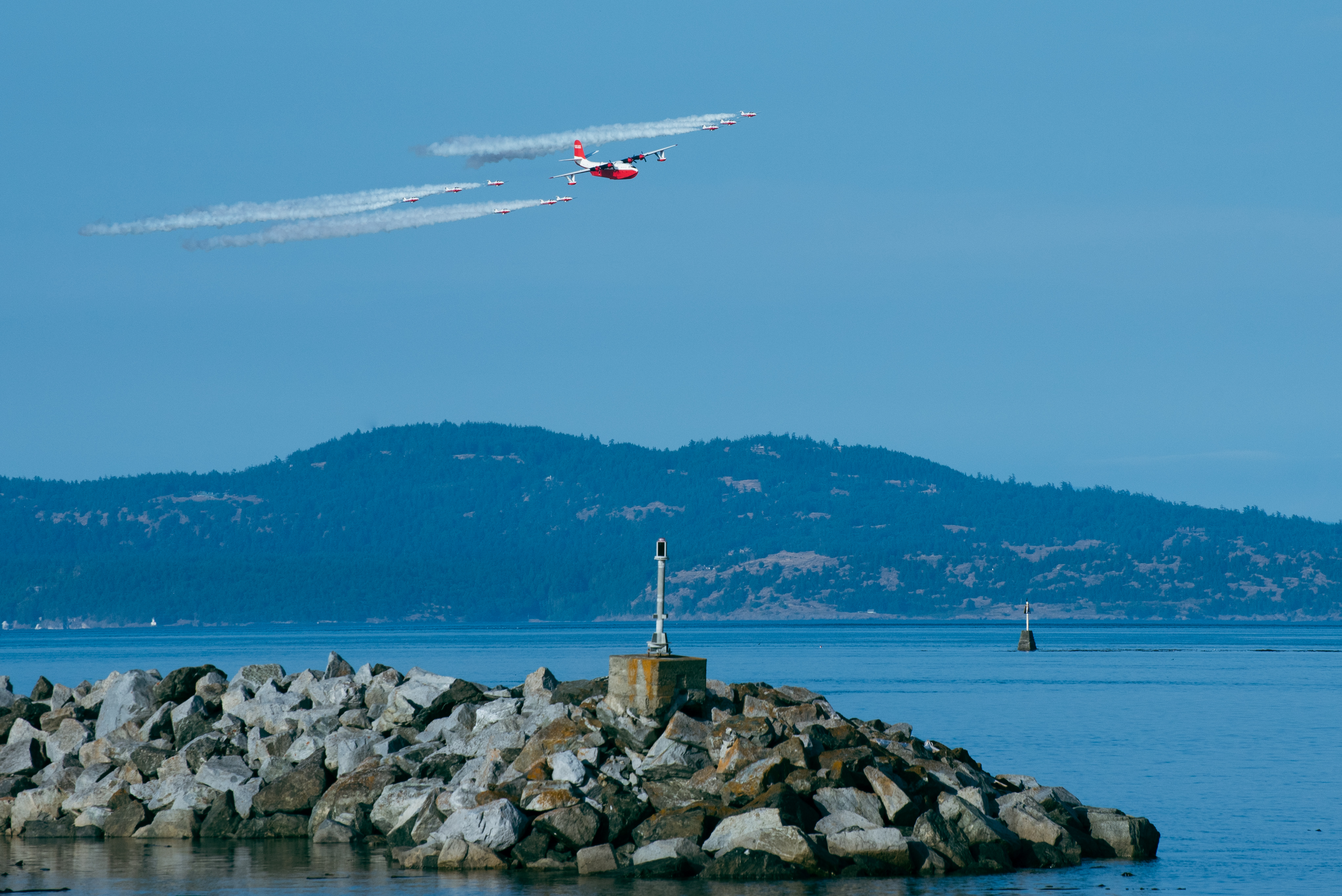 Mars Water Bomber Final Flight - Oak Bay Marina 01